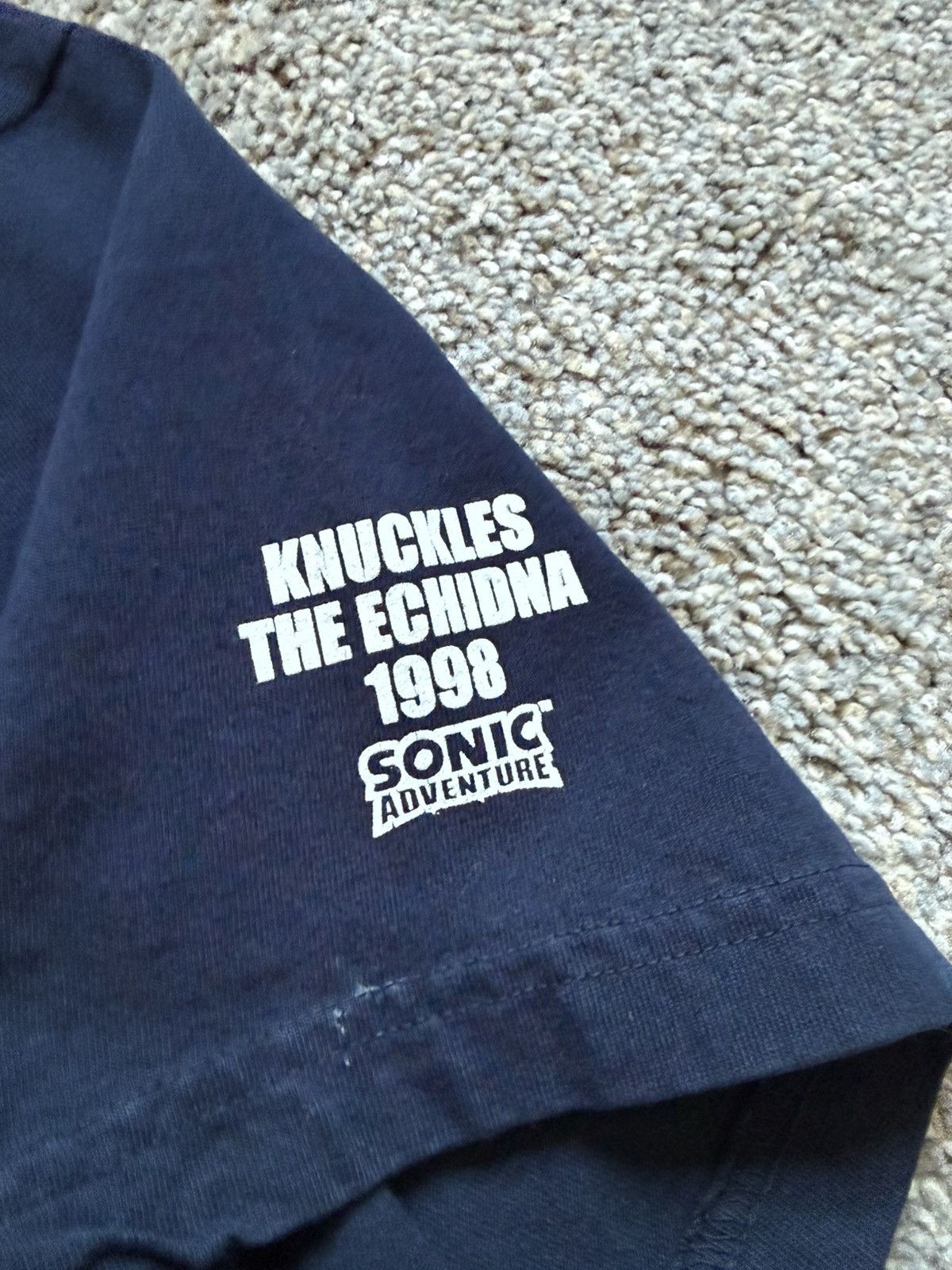Nintendo Sonic Adventure Knuckles T-Shirt Navy Made in USA Size S Size US S / EU 44-46 / 1 - 4 Thumbnail