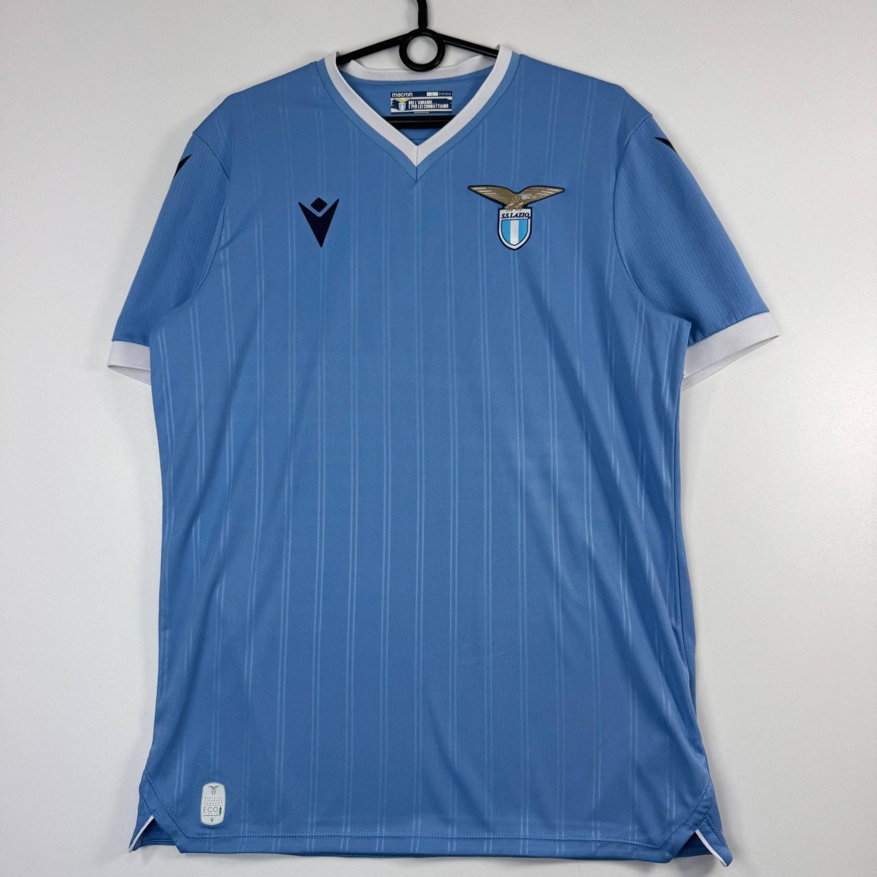 Other SS Lazio Home Jersey Macron 2020/21 Sky Blue Shirt Size L Size US L / EU 52-54 / 3 - 1 Thumbnail