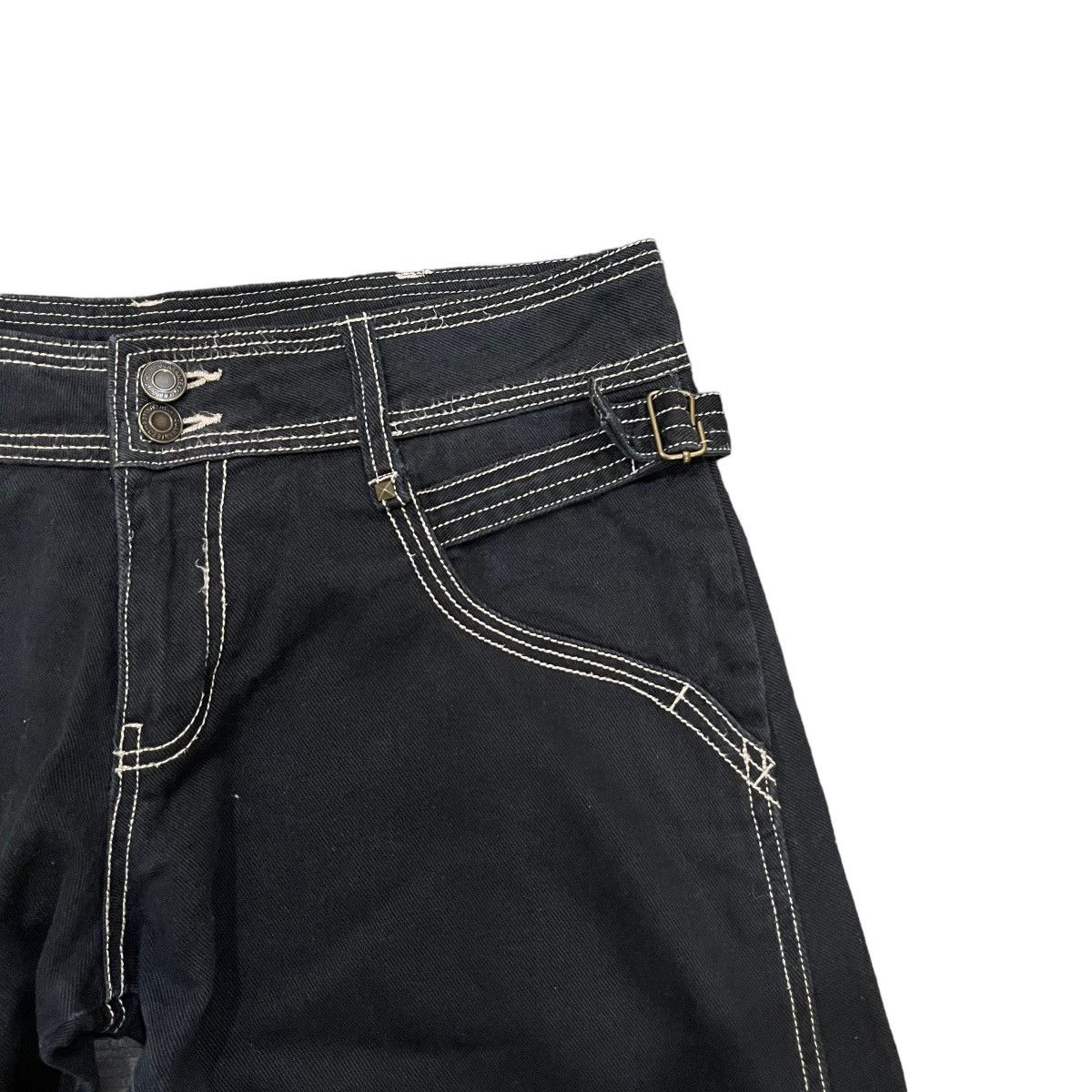 If Six Was Nine × Japanese Brand × True Religion Japanese Brand Clef De Sol Denim Pants Size 34" / US 12 / IT 48 - 10 Thumbnail