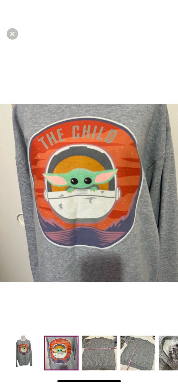 Disney Disney large Star Wars mandalorian crewneck sweatshirt Size US L / EU 52-54 / 3 - 5 Thumbnail