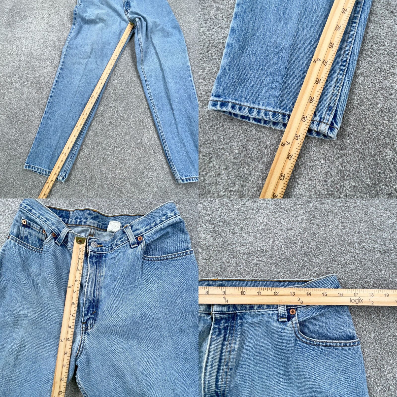 Levi's VINTAGE Levi's 550 Jeans Women 5-Pocket Design Relaxed Tapered Fit 31x30 Blue 80s 90s USA Mens Womens Girls Boys 731 Size 36" / US 14 / IT 50 - 8 Thumbnail
