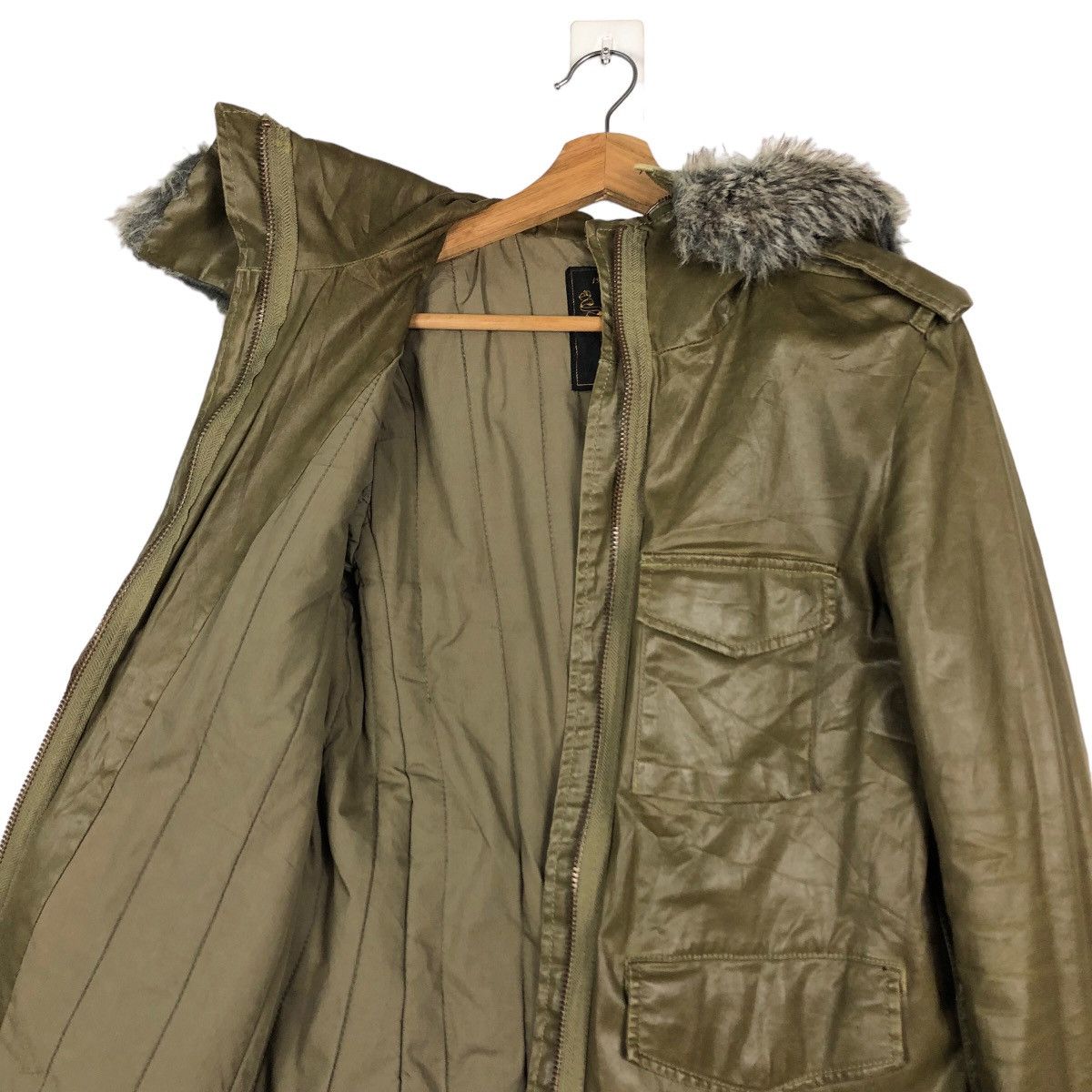 Diesel 🔥Vintage Biker Jacket Robed Diesel Mink Fur Hoodie Size US M / EU 48-50 / 2 - 13 Thumbnail