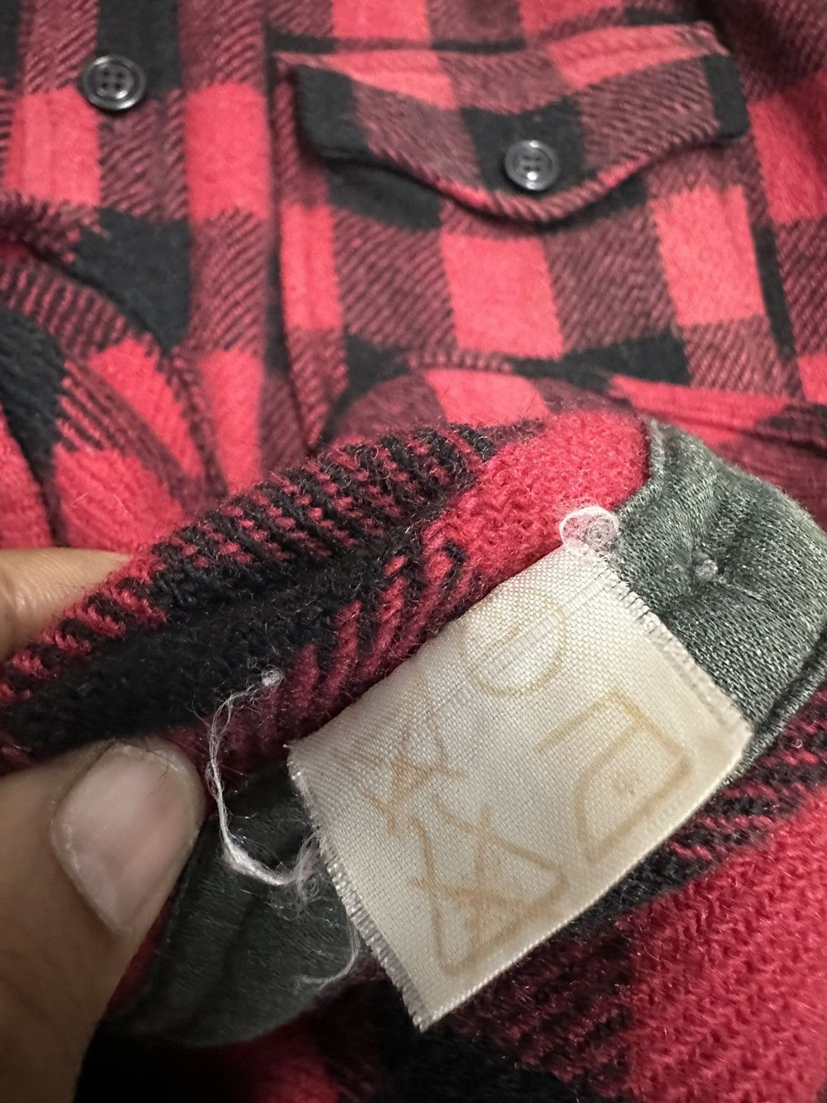 Vintage Vintage Wrangler Wool Flannel Shirt A467 Size US S / EU 44-46 / 1 - 11 Thumbnail