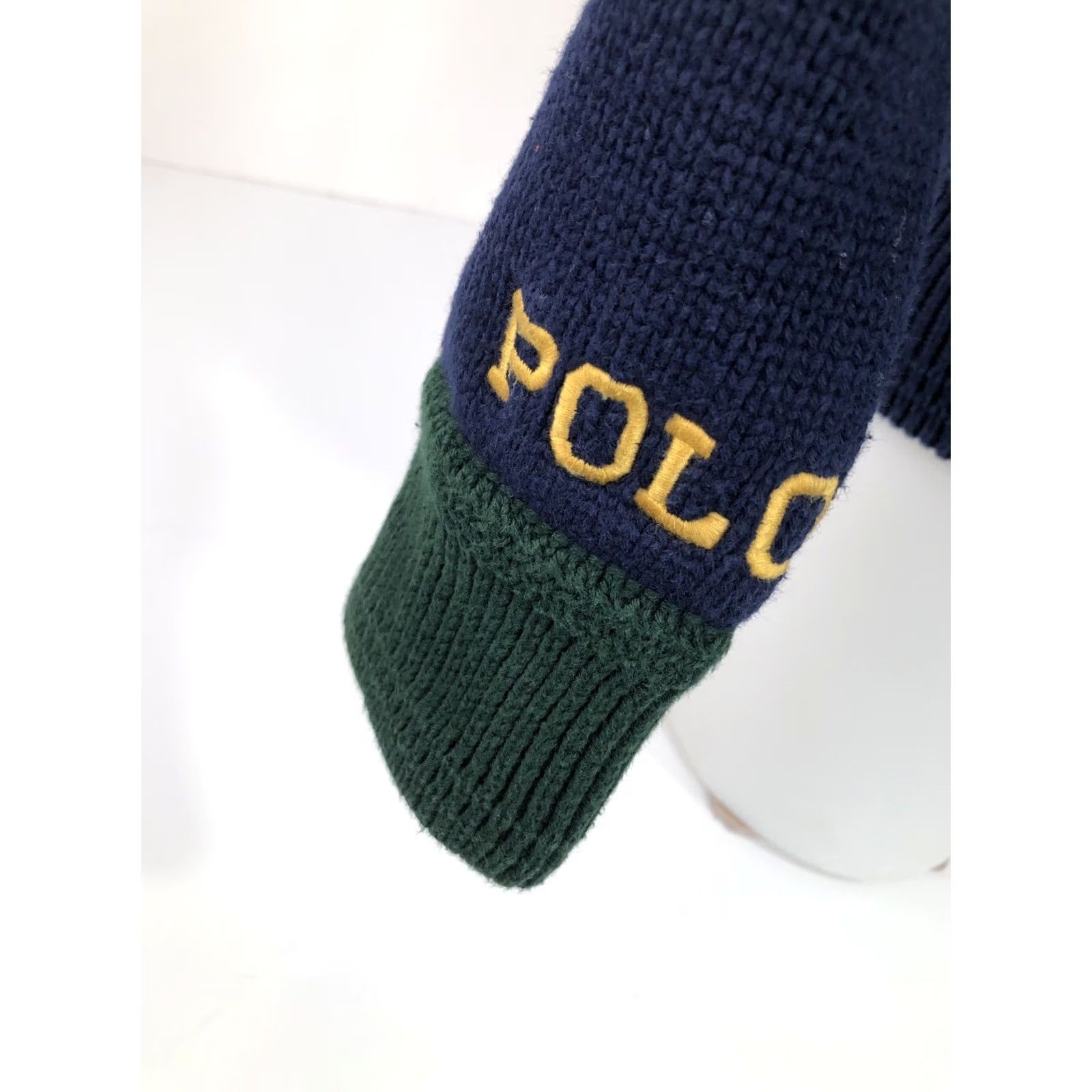 Ralph Lauren POLO RALPH LAUREN - LETTERMAN VARSITY Embroidered Mens S Cardigan Sweater Size US S / EU 44-46 / 1 - 2 Thumbnail