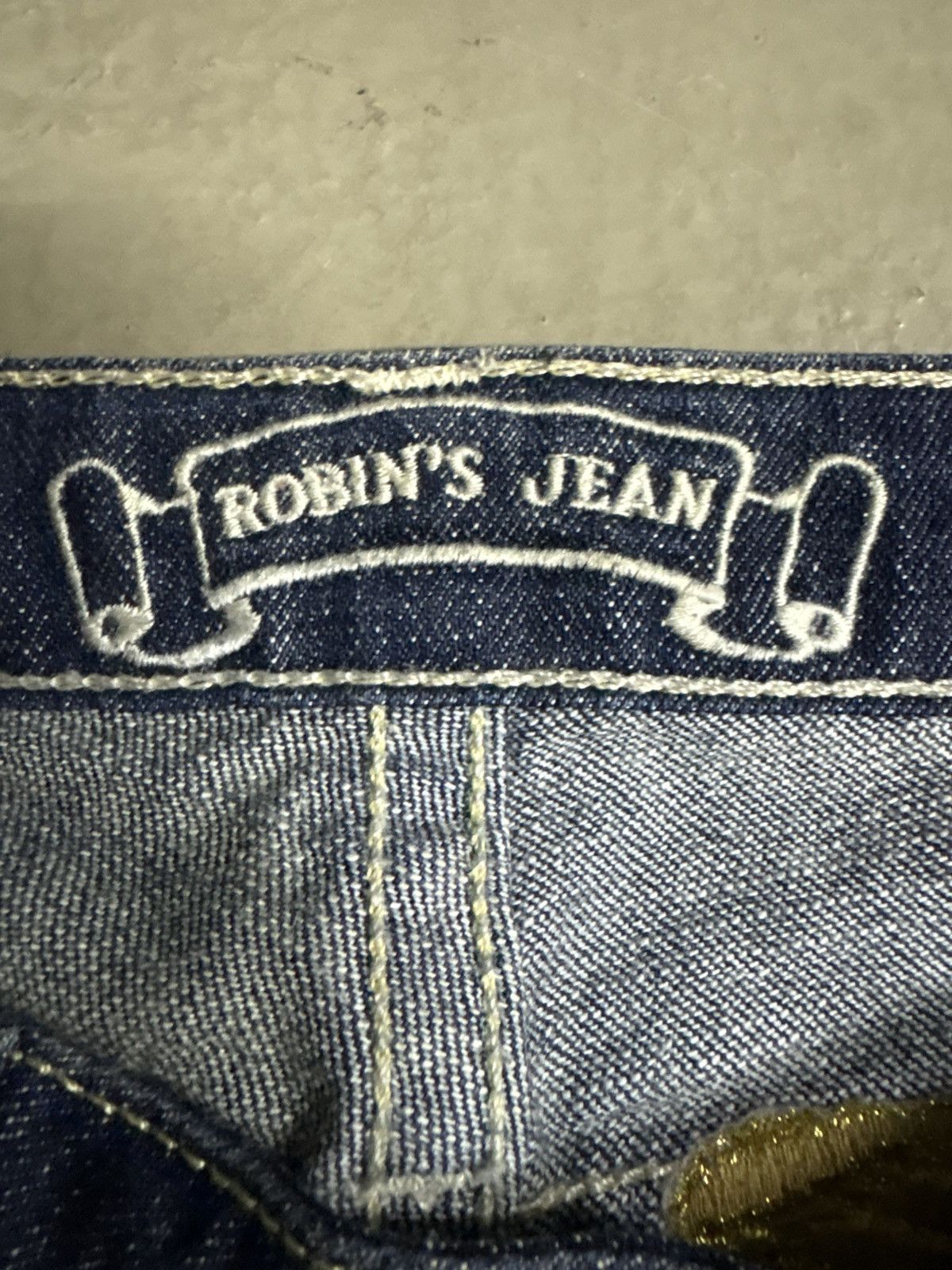 Robins Jeans 🔥Vtg ROBIN’S JEANS Gemstone Studded Flare Jeans Made In USA Size US 34 / EU 50 - 13 Thumbnail