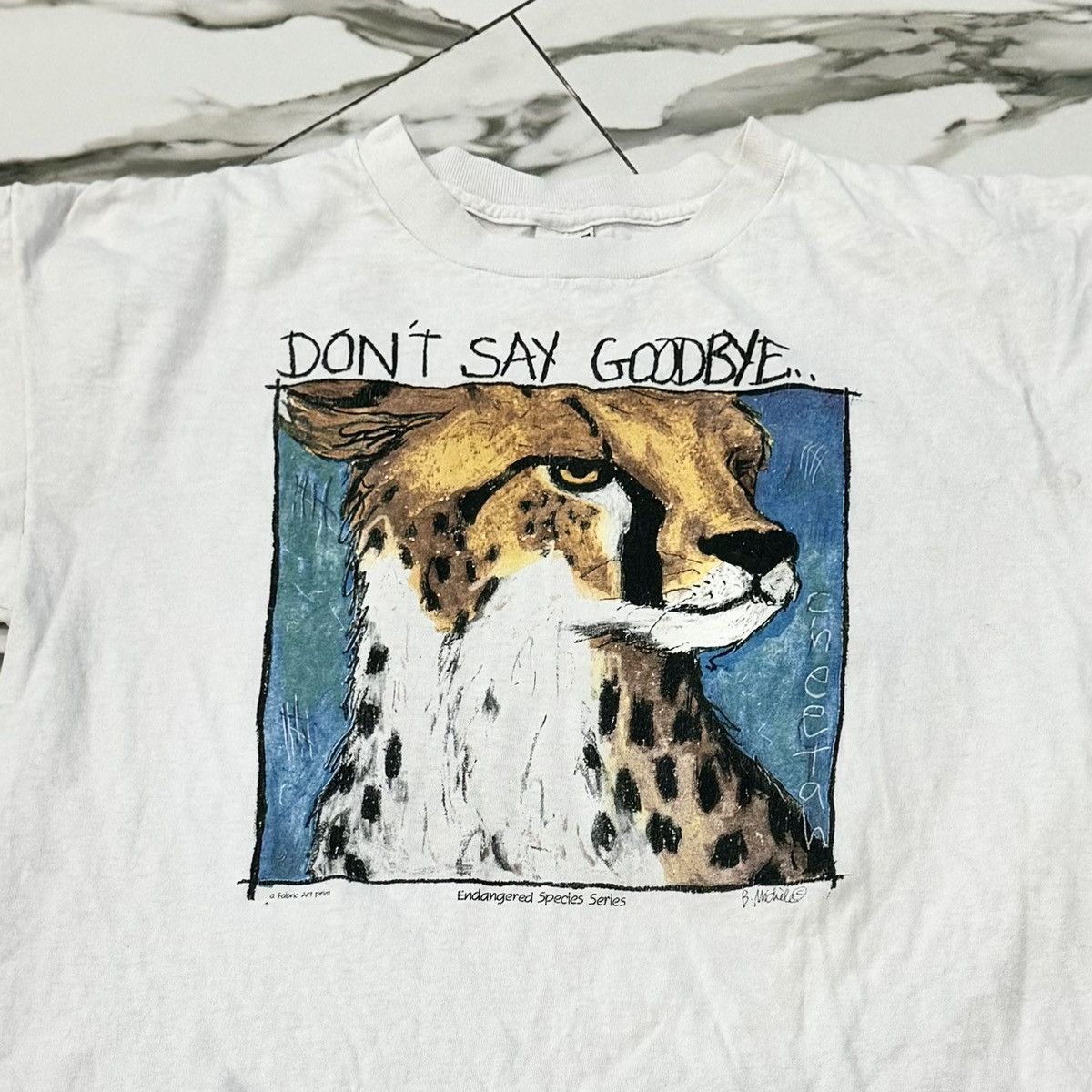 Vintage VINTAGE ENDANGERED SPECIES TEE! Size US XL / EU 56 / 4 - 3 Thumbnail
