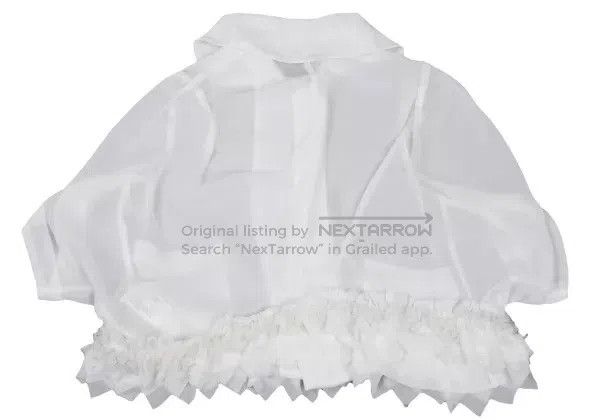 Comme des Garcons Comme des Garcons White vintage sheer top Size S / US 4 / IT 40 - 3 Thumbnail