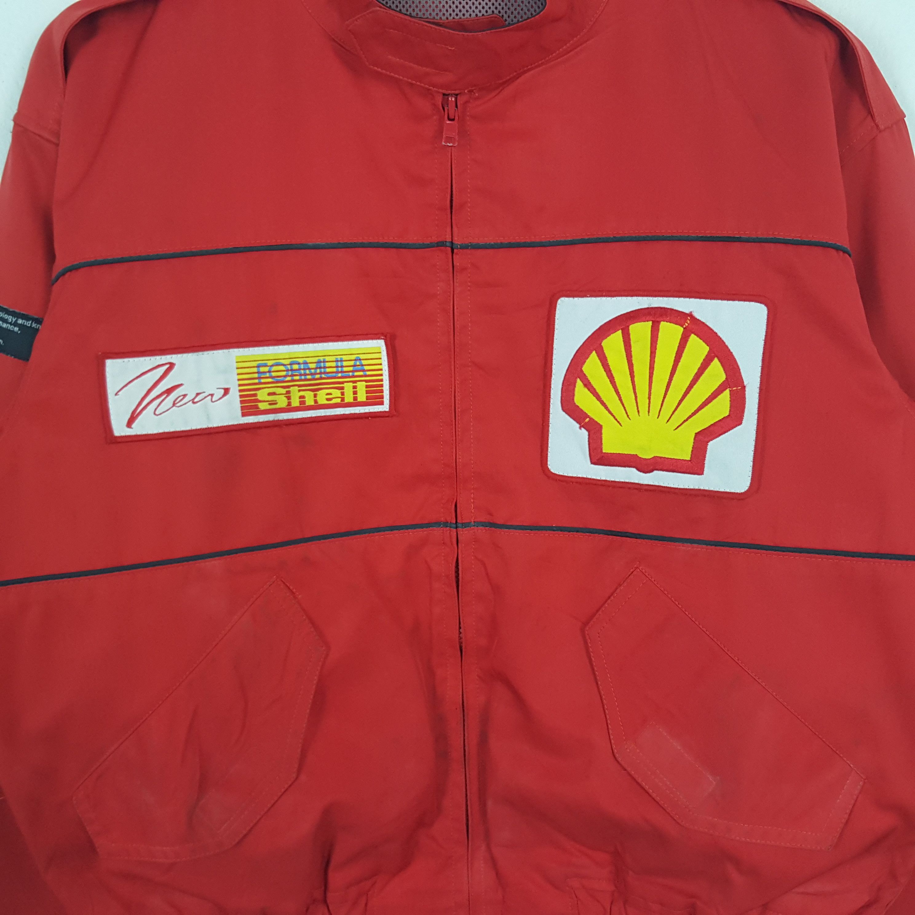Ferrari × Vintage Vintage Shell Formula One Yuasa 1887 Ferrari Racing Jacket Size US L / EU 52-54 / 3 - 4 Thumbnail