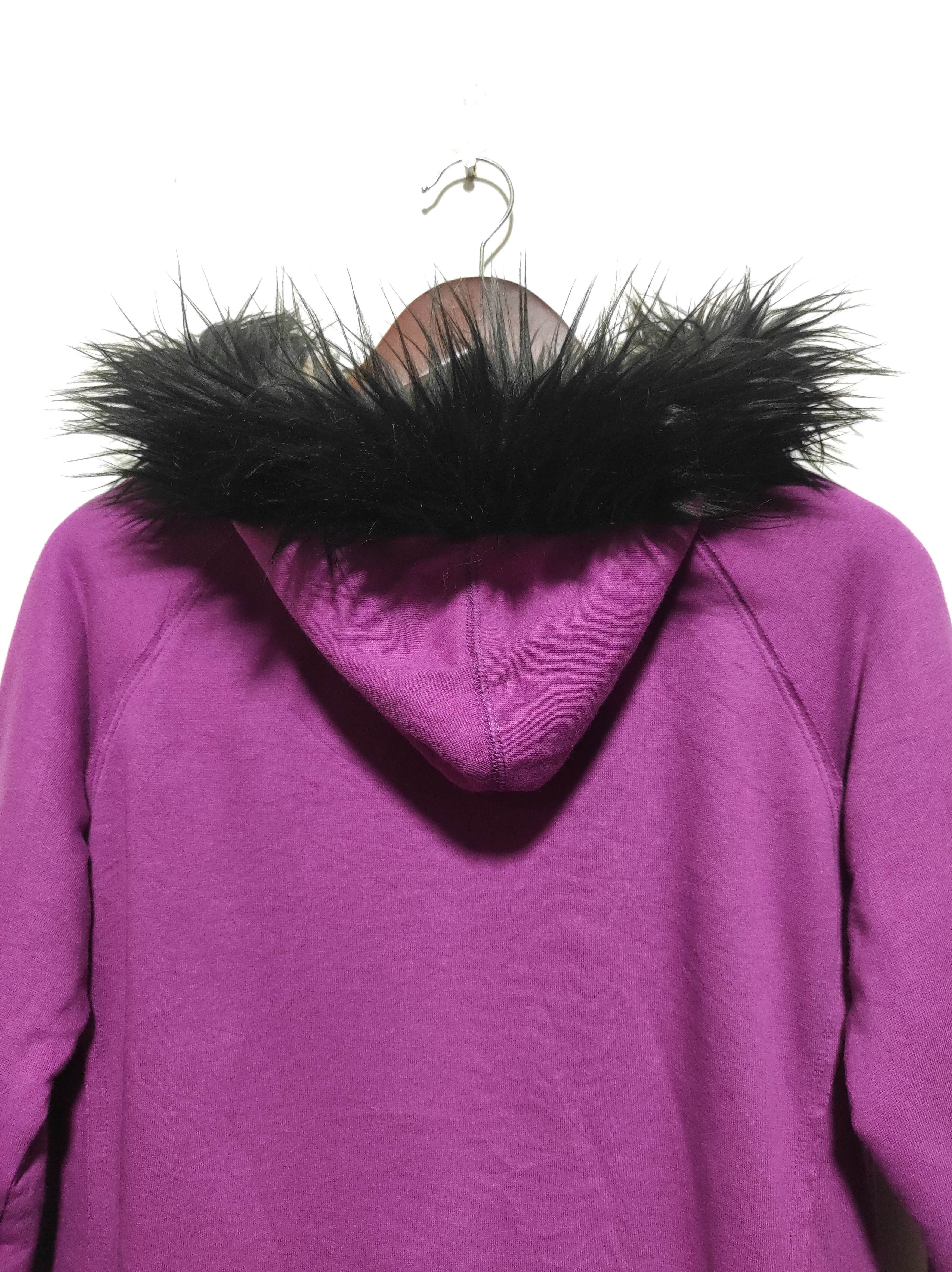 Japanese Brand Purple Sherpa Double Zipper Fur Hoodie lgb style Size M / US 6-8 / IT 42-44 - 14 Thumbnail