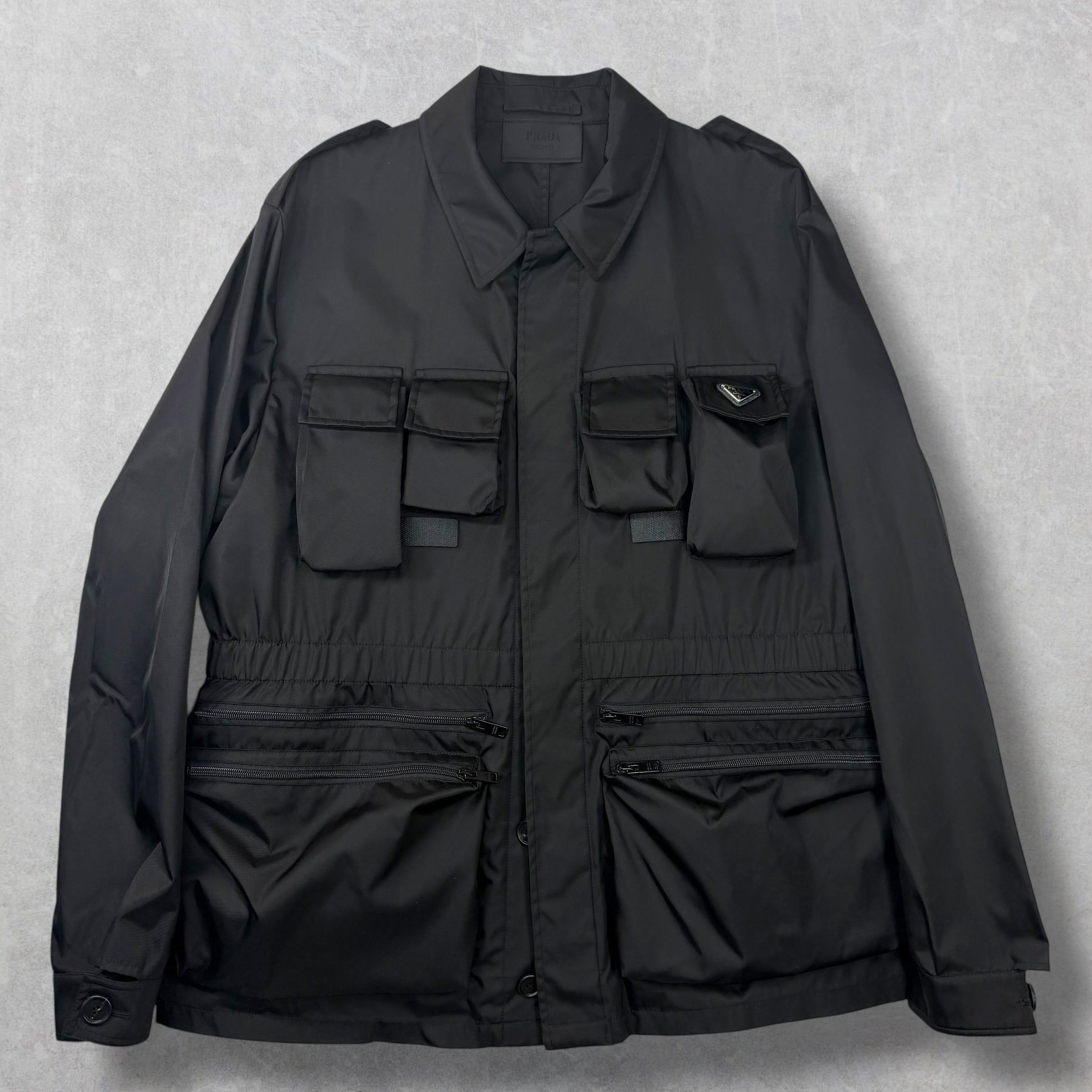 Prada Prada Re-Nylon Safari Jacket 54 (XL) Size US XL / EU 56 / 4 - 1 Thumbnail