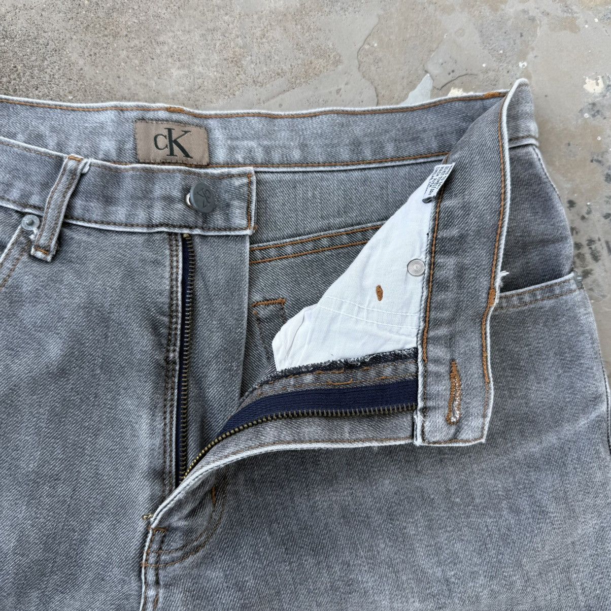 Japanese Brand Vintage CK Faded Gray Denim Jean Pants W33 Size US 33 - 6 Thumbnail