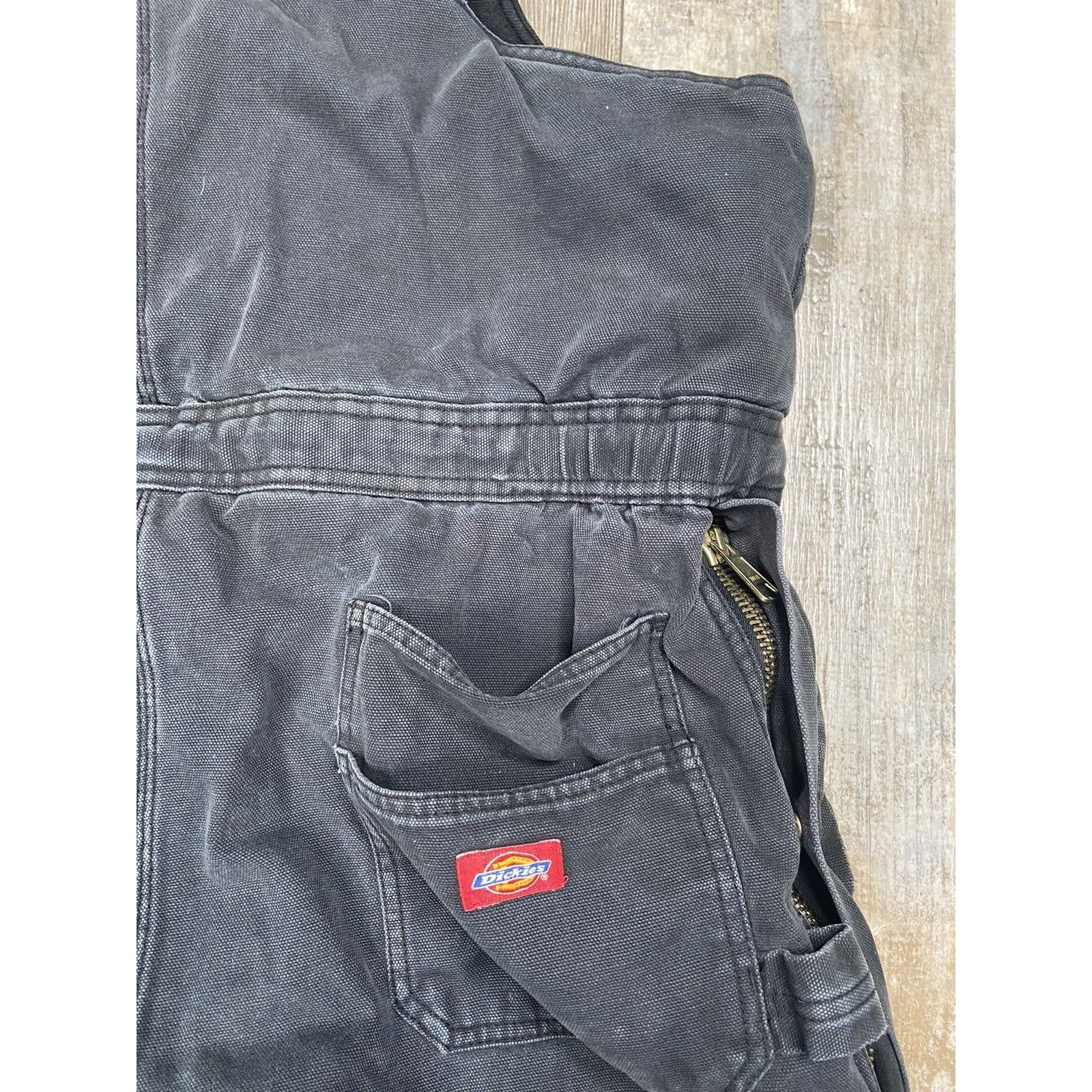 Dickies × Vintage Crazy Vintage Y2K Dickies Blasted Overalls 40x34 USA Size US 40 / EU 56 - 17 Thumbnail