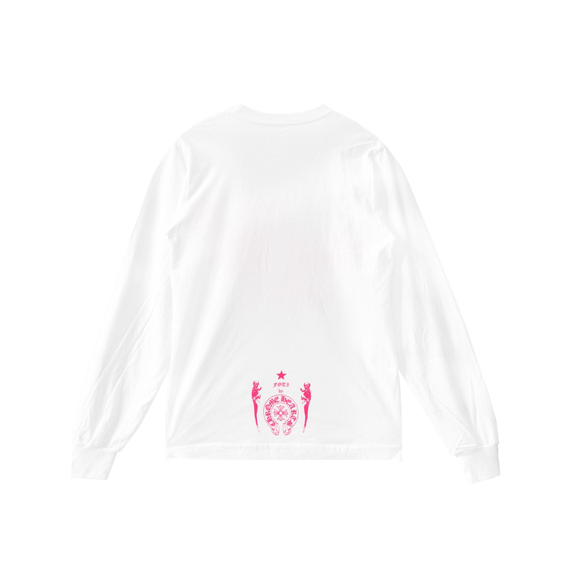 Chrome Hearts Chrome Hearts Foti White Long Sleeve T-Shirt Tee Size S / US 4 / IT 40 - 2 Thumbnail