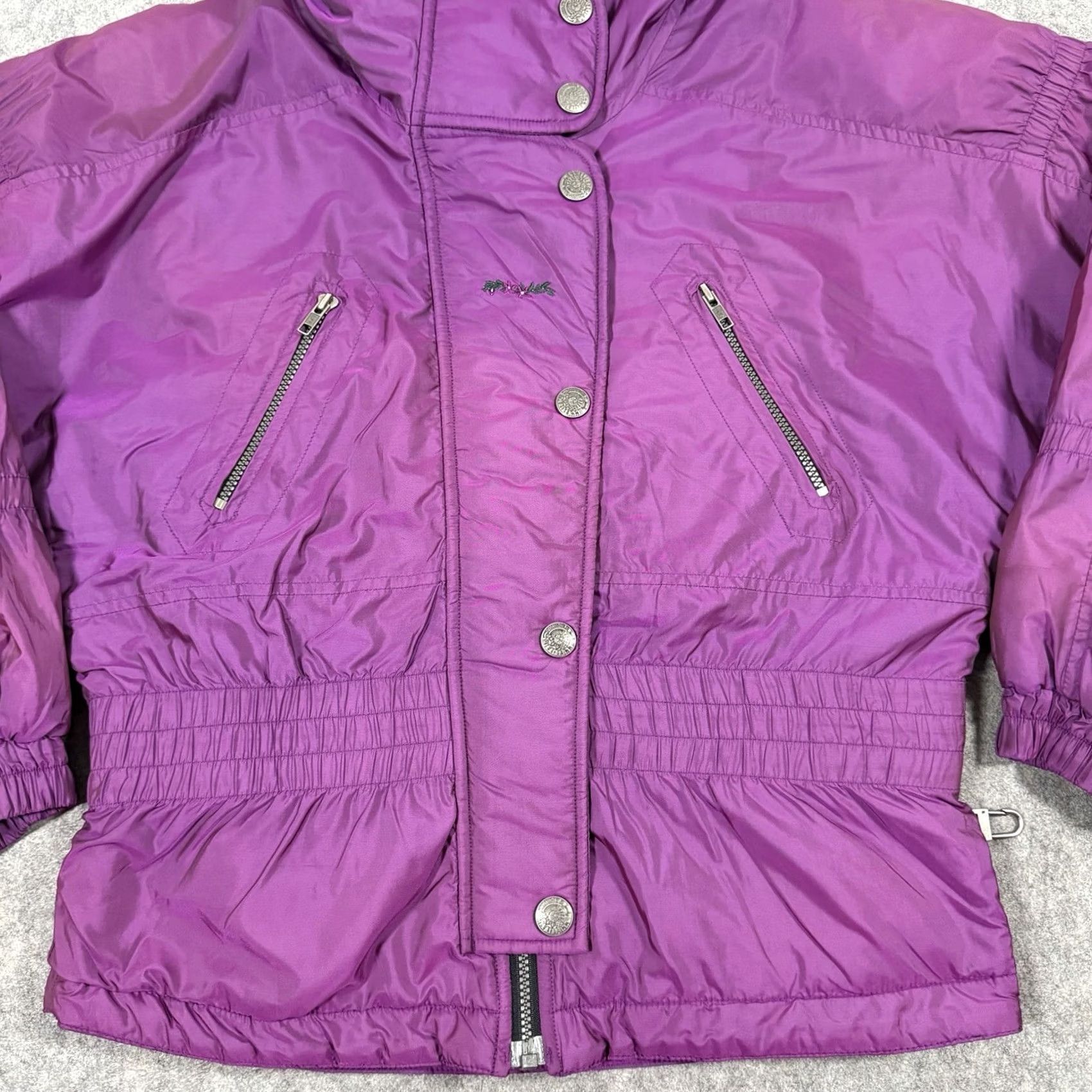 Vintage OSSI Skiwear Puffer Jacket Women's XS S? Purple Size S / US 4 / IT 40 - 2 Thumbnail