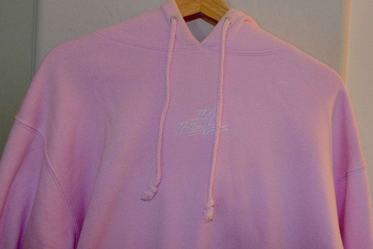 100 Thieves 100 Thieves Breast Cancer Hoodie Size US L / EU 52-54 / 3 - 2 Thumbnail