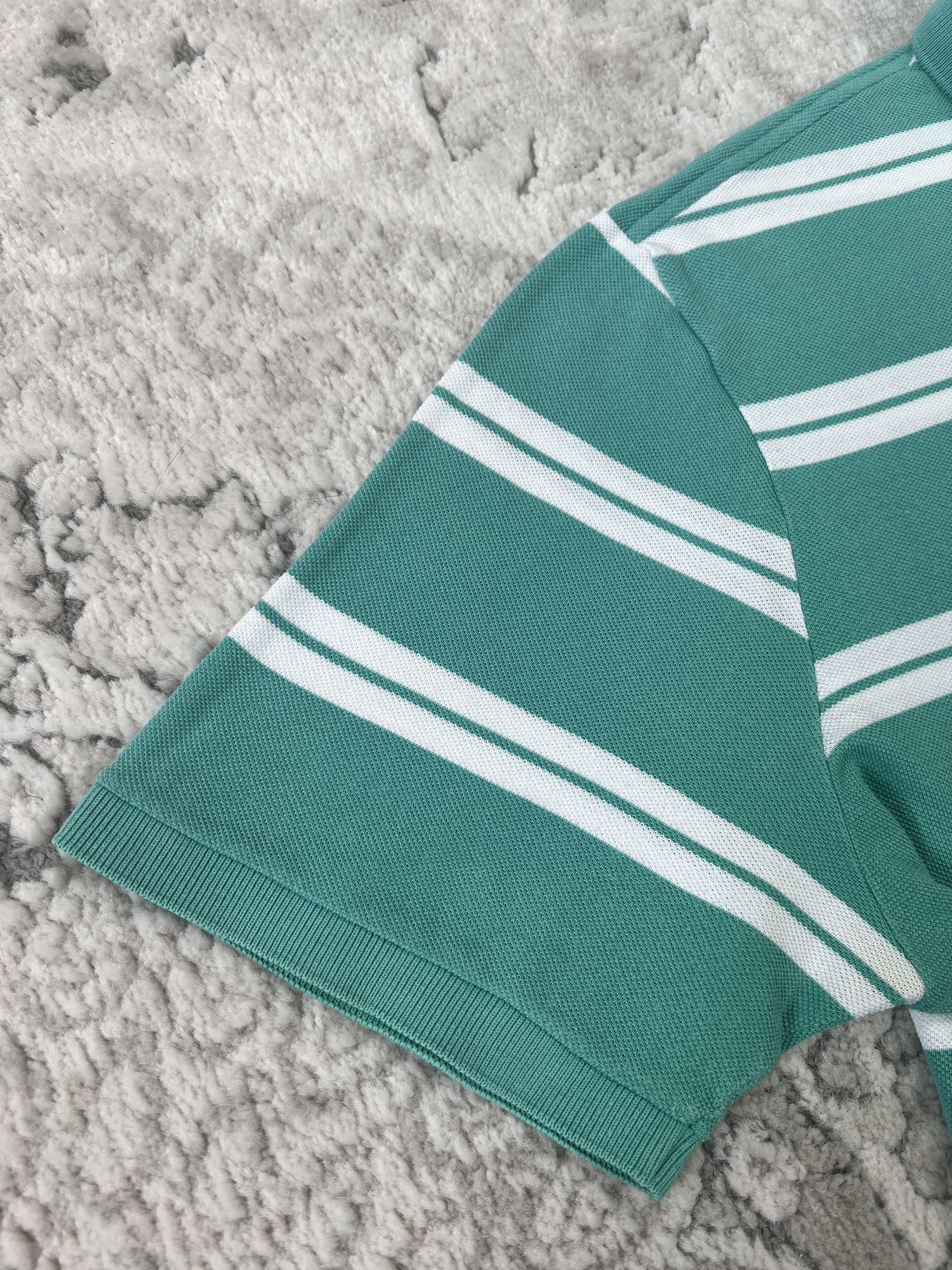 Lacoste × Vintage Vintage Lacoste Striped Polo Shirt Devanlay Size 7 Size US L / EU 52-54 / 3 - 5 Thumbnail