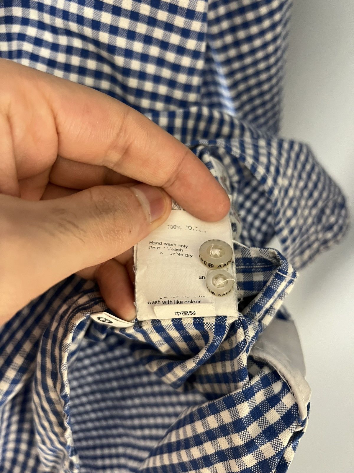 Aape BAPE AAPE BY A BATHING APE GREAT BRITAIN DESIGNER SHIRT Y2K Size US L / EU 52-54 / 3 - 14 Thumbnail