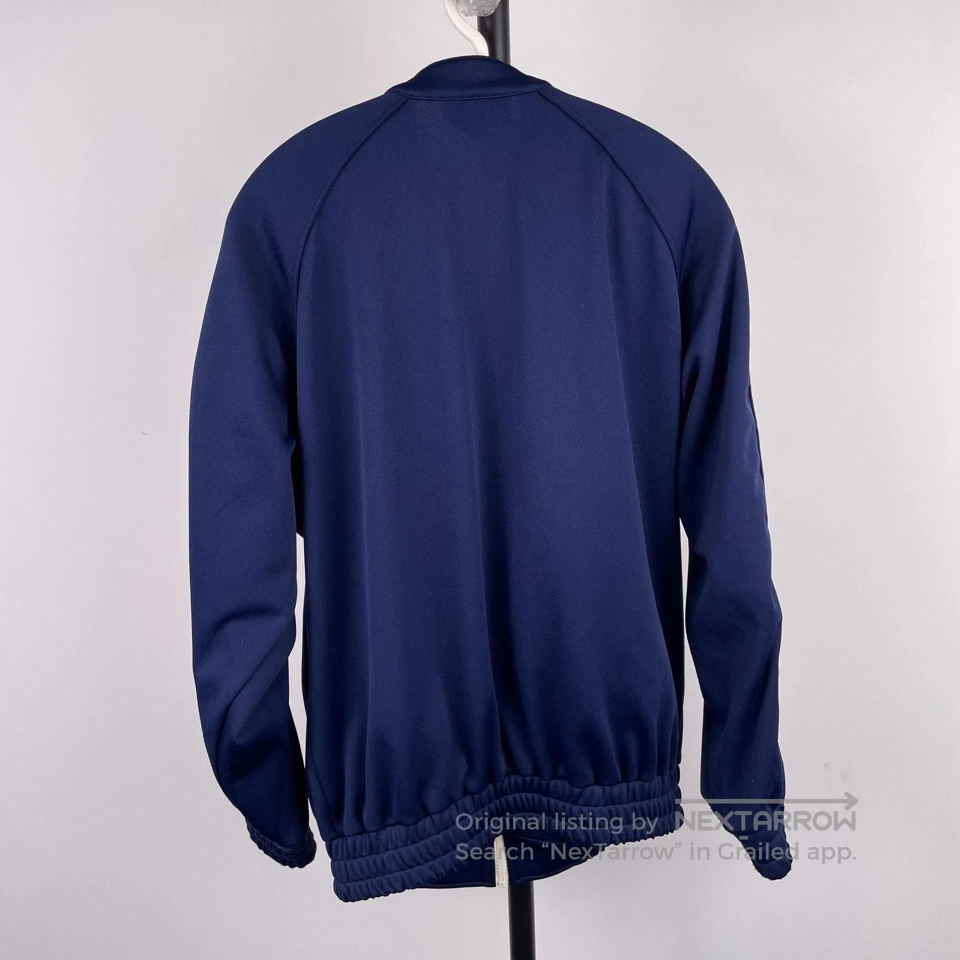 Celine CELINE Deep Blue Chest Embroidered Logo Tape Collar Stand- Size US XS / EU 42 / 0 - 2 Thumbnail