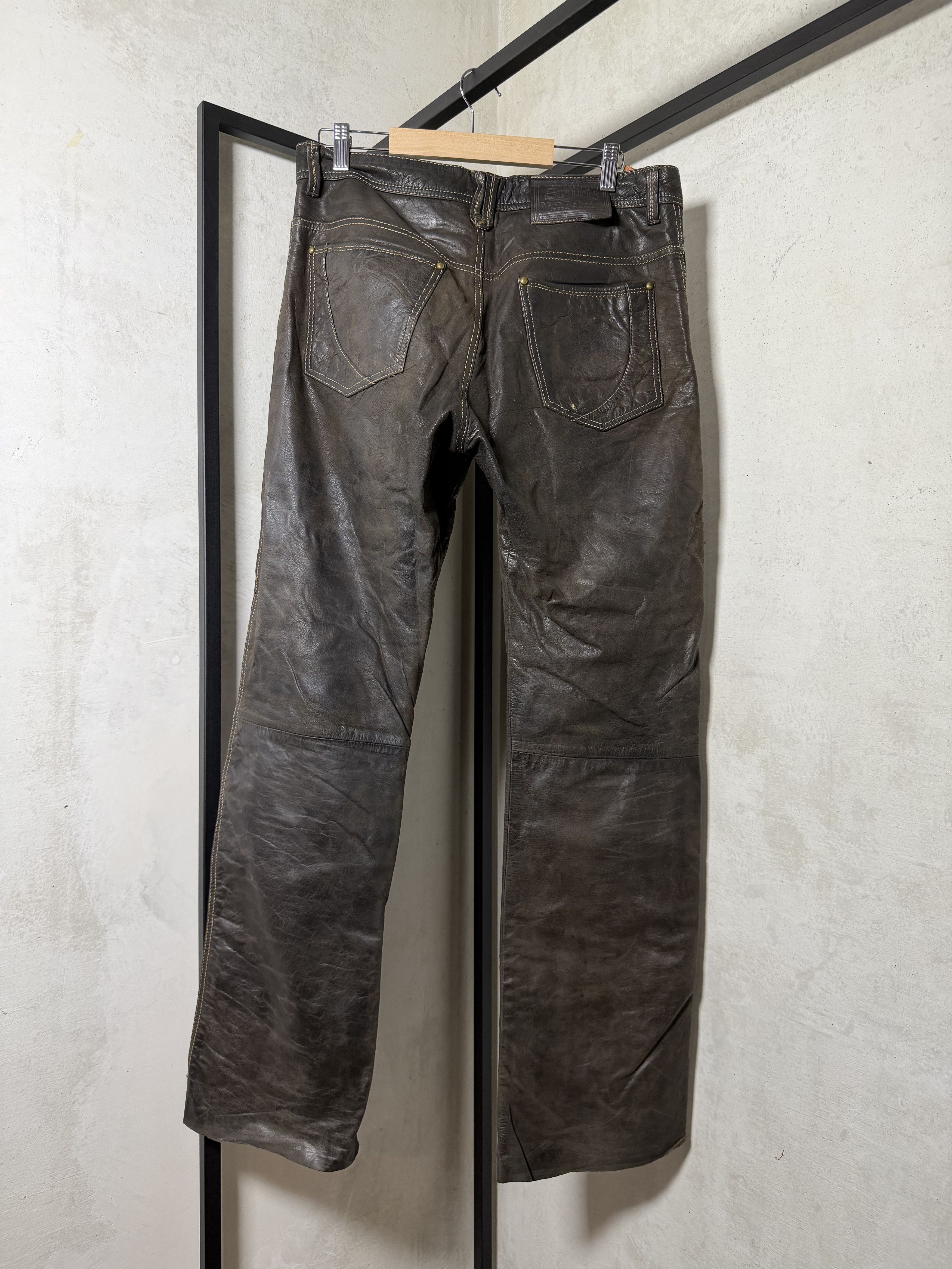 Genuine Leather Spirit Motors Genuine Leather Pants Size 52 Size US 36 / EU 52 - 5 Thumbnail