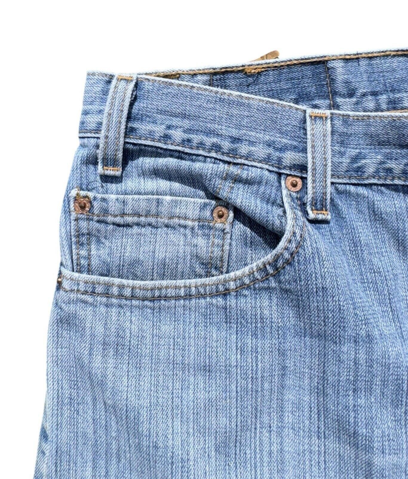 Levi's Vintage Levis 505 1980s Light Wash USA Sun Faded Jeans 36x30 Size US 36 / EU 52 - 4 Thumbnail