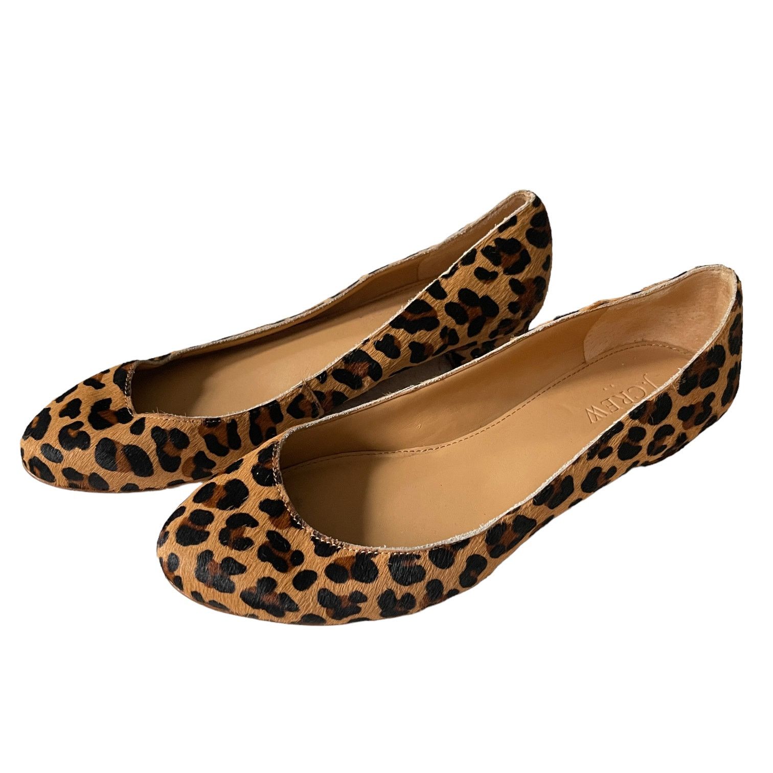 J.Crew J Crew Womens Lily Leopard calf hair Ballet flats Size 7 Size US 7 / IT 37 - 4 Thumbnail