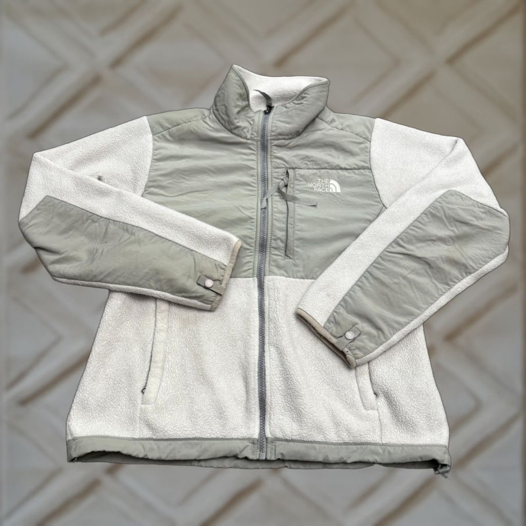 The North Face The North Face Denali Polartec Fleece Jacket Womens Small Beig e Green Outdoor Size S / US 4 / IT 40 - 1 Thumbnail