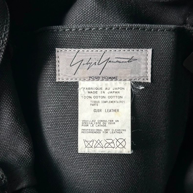 Yohji Yamamoto Yohji Yamamoto 12ss tote bag with leather straps bag Size ONE SIZE - 5 Thumbnail