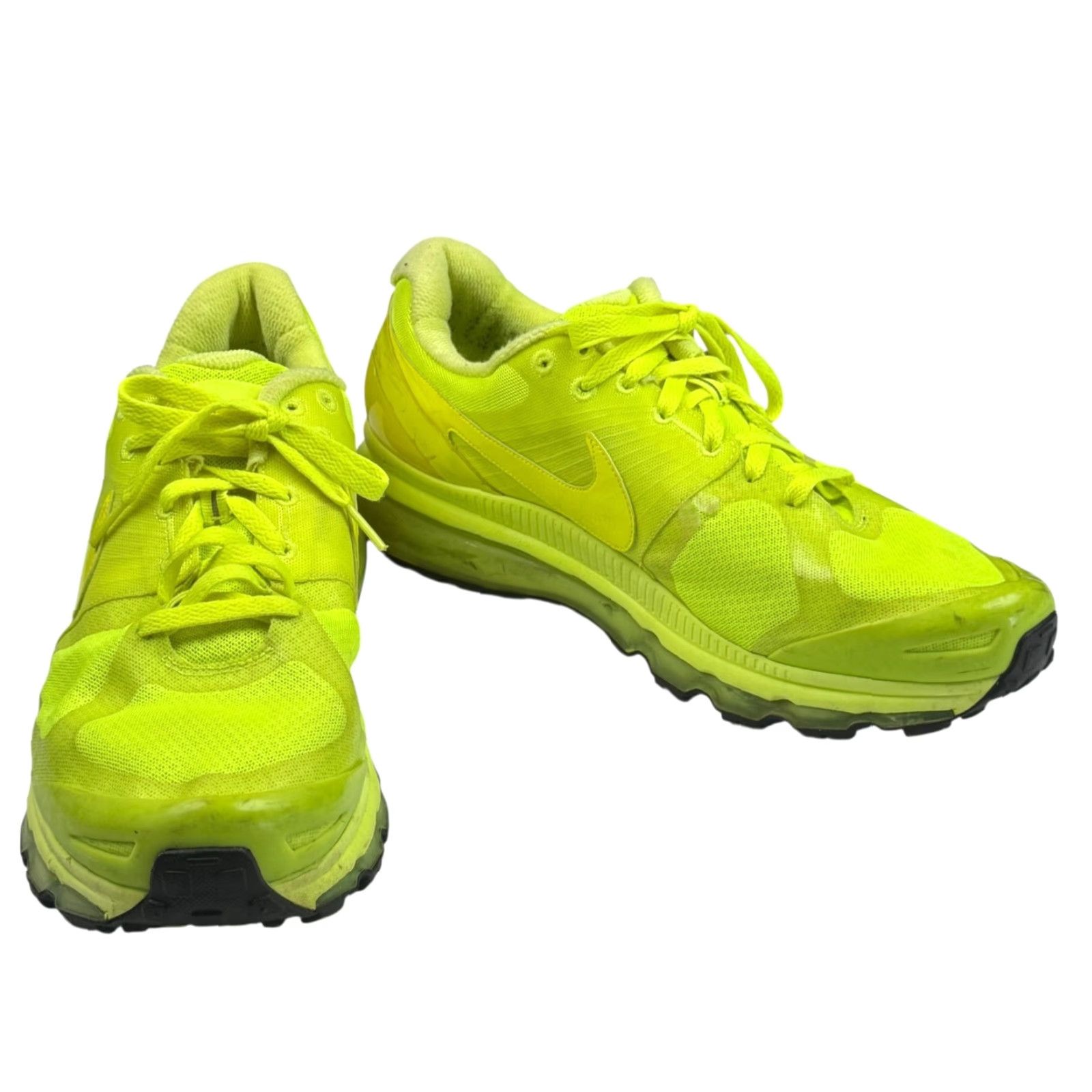 Nike Nike Air Max 2010 Volt Neon Sneaker Mens Size 14 Green 48.5 EU 386368-700 Shoe Athletic Running & Jogging Nike Air Size US 14 / EU 47 - 2 Thumbnail