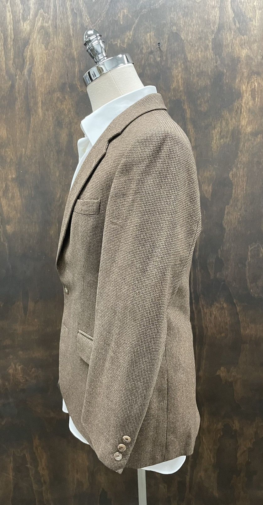 Calvin Klein × Vintage Vintage Wool Tweed Jacket Size 40R - 5 Thumbnail
