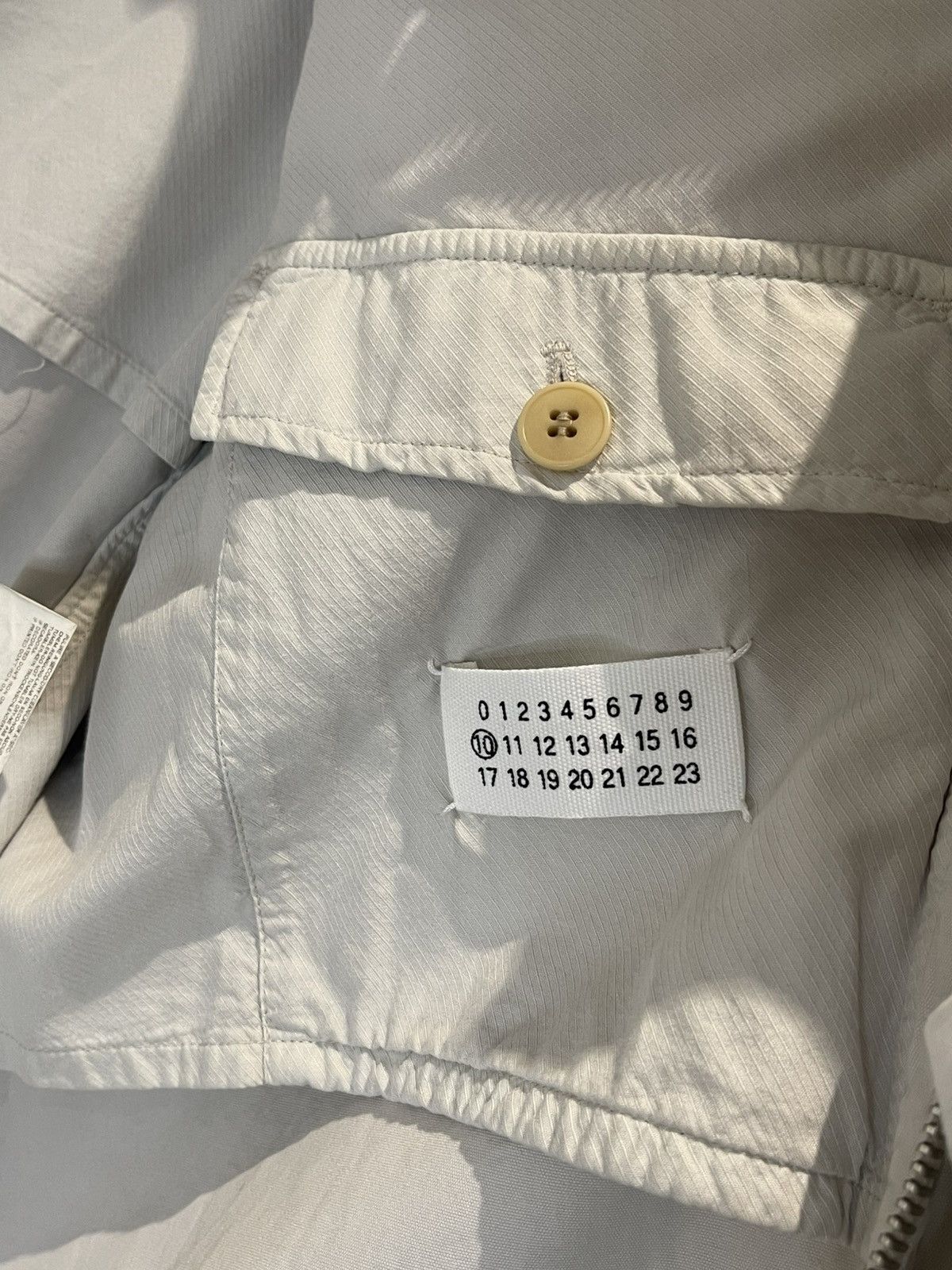 Maison Margiela Maison Martin Margiela SS06 Light Grey Cotton Field Jacket Size US L / EU 52-54 / 3 - 12 Thumbnail