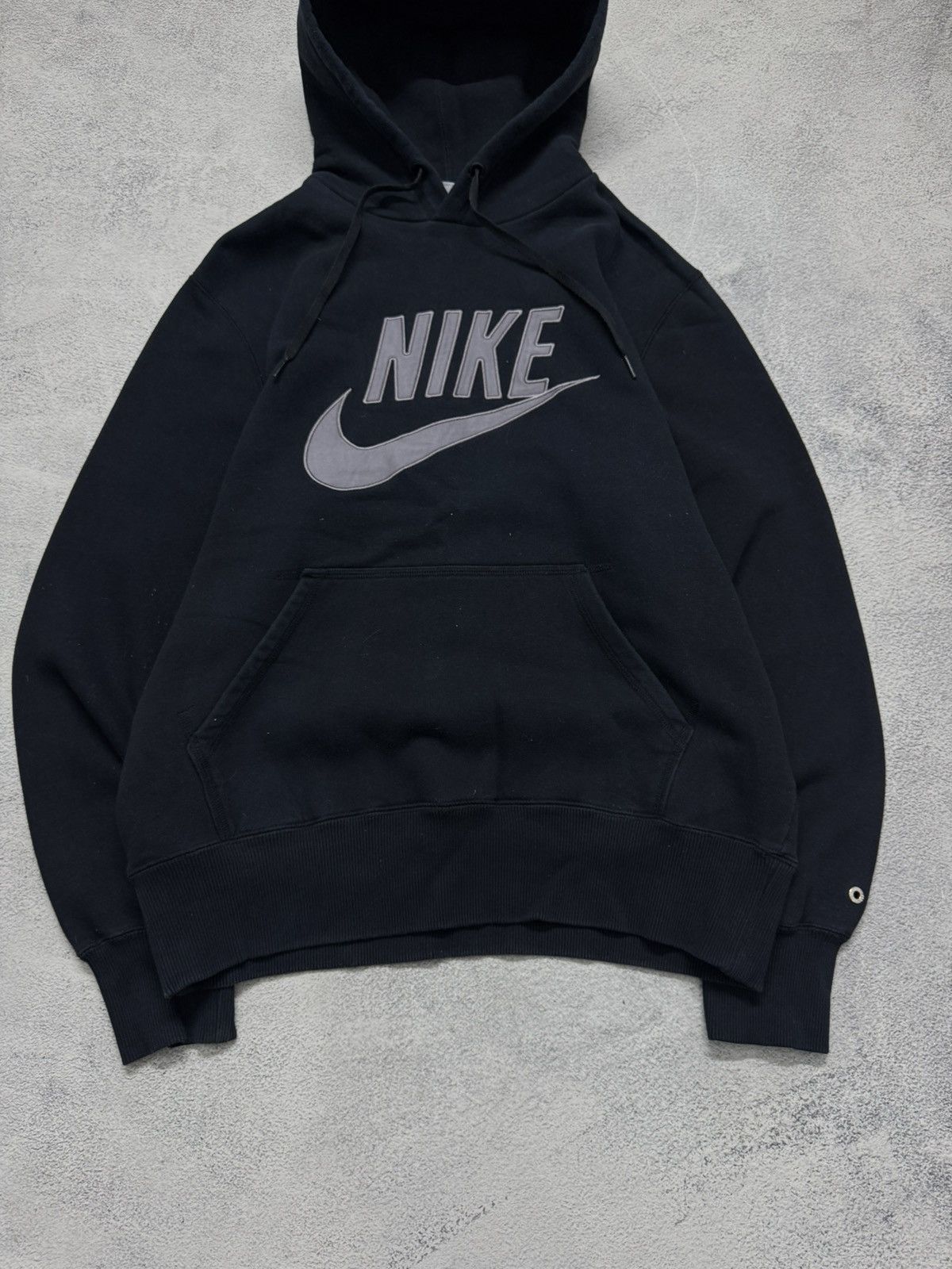 Nike Vintage Y2K Nike Big Swoosh Hoodie 00’s Size US M / EU 48-50 / 2 - 7 Thumbnail