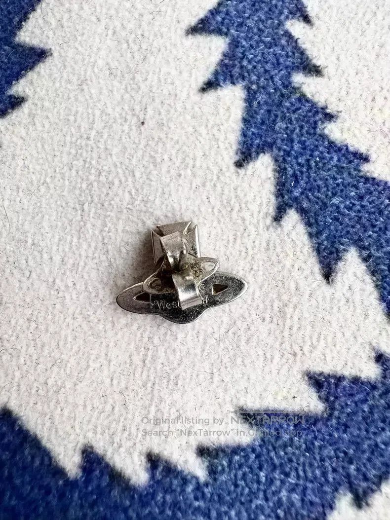 Vivienne Westwood Vivienne Westwood Black and White Tai Chi Stud Earrings Size ONE SIZE - 2 Thumbnail