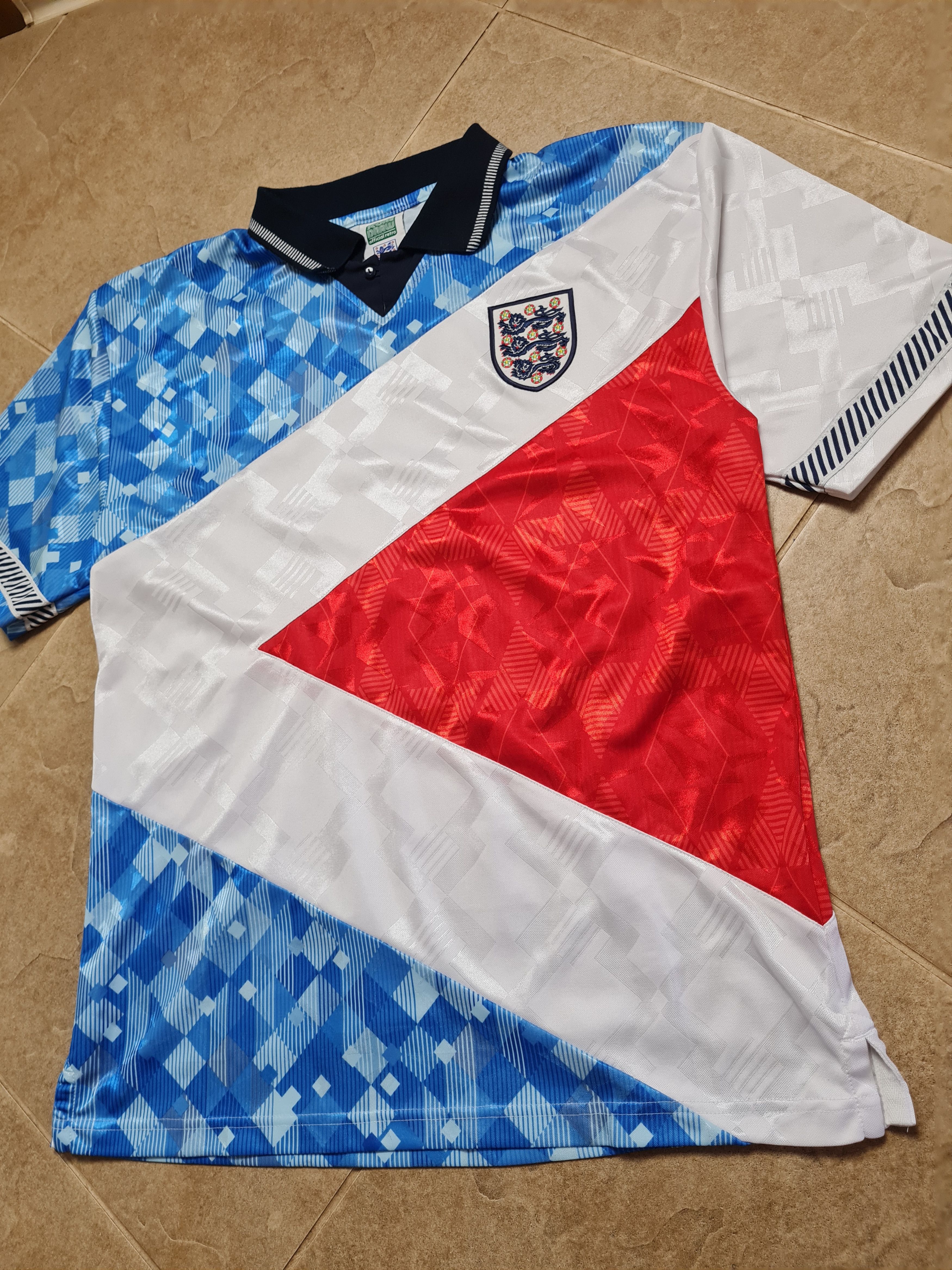 Other England Retro Remake Special Football Jersey Score Draw Size US L / EU 52-54 / 3 - 12 Thumbnail