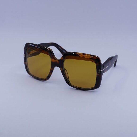 Tom Ford Tom Ford FT1194 52E Aurora Sunglasses Dark Havana Square Size ONE SIZE - 1 Thumbnail