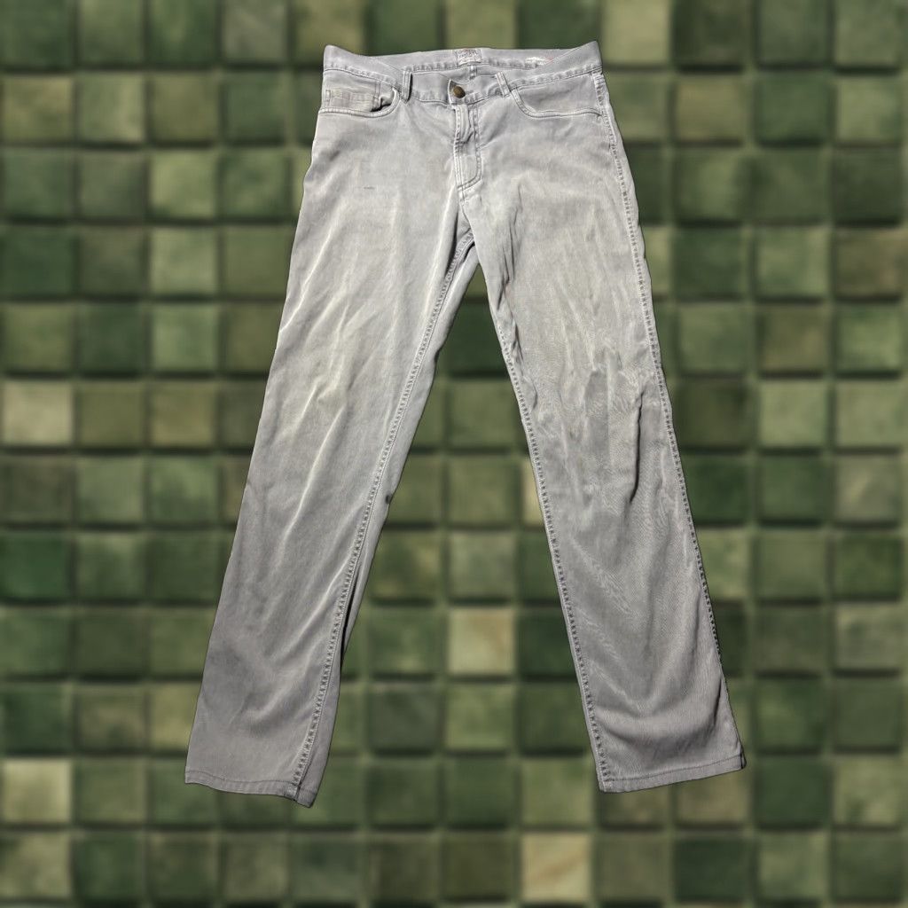 Faherty Faherty Pants Mens 32 Gray Chino Stretch Twill Casual Tapered Leg Comfort Soft Size US 32 / EU 48 - 1 Thumbnail