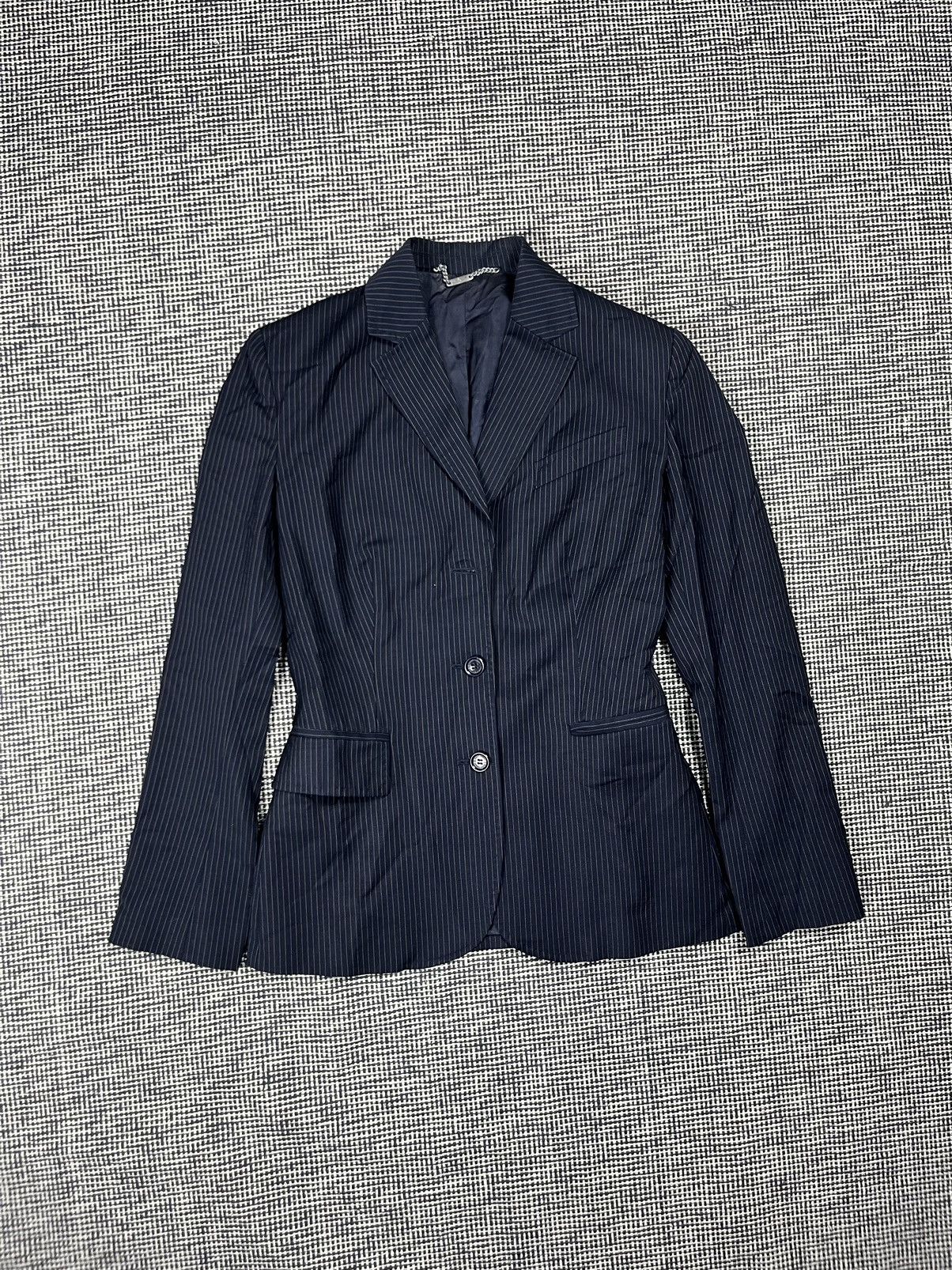 Designer × Dolce & Gabbana D&G Dolce & Gabbana striped tailored blazer jacket Size S / US 4 / IT 40 - 1 Thumbnail