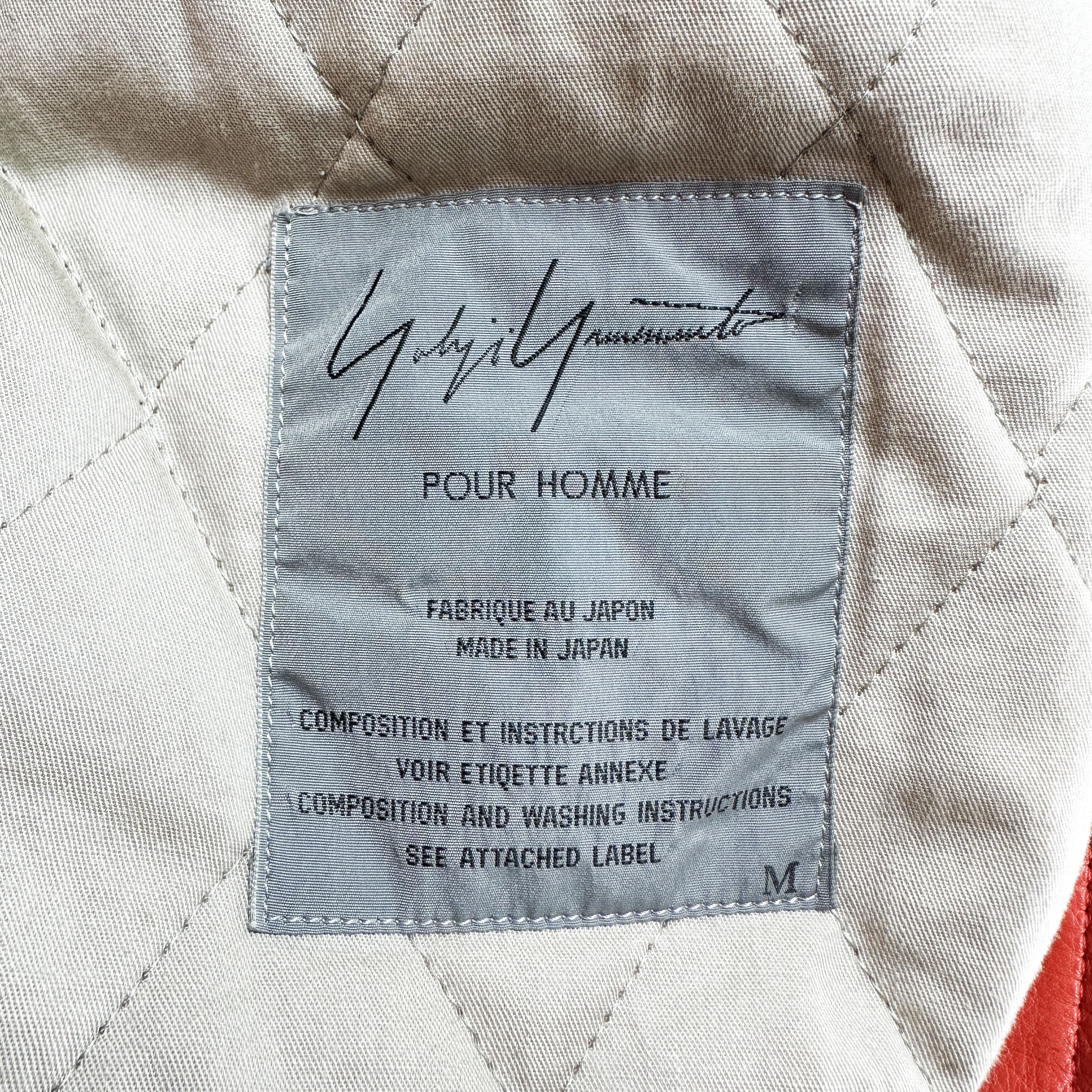 Yohji Yamamoto AW91 "22nd Century Sweetheart" Leather Jacket Size US L / EU 52-54 / 3 - 3 Thumbnail
