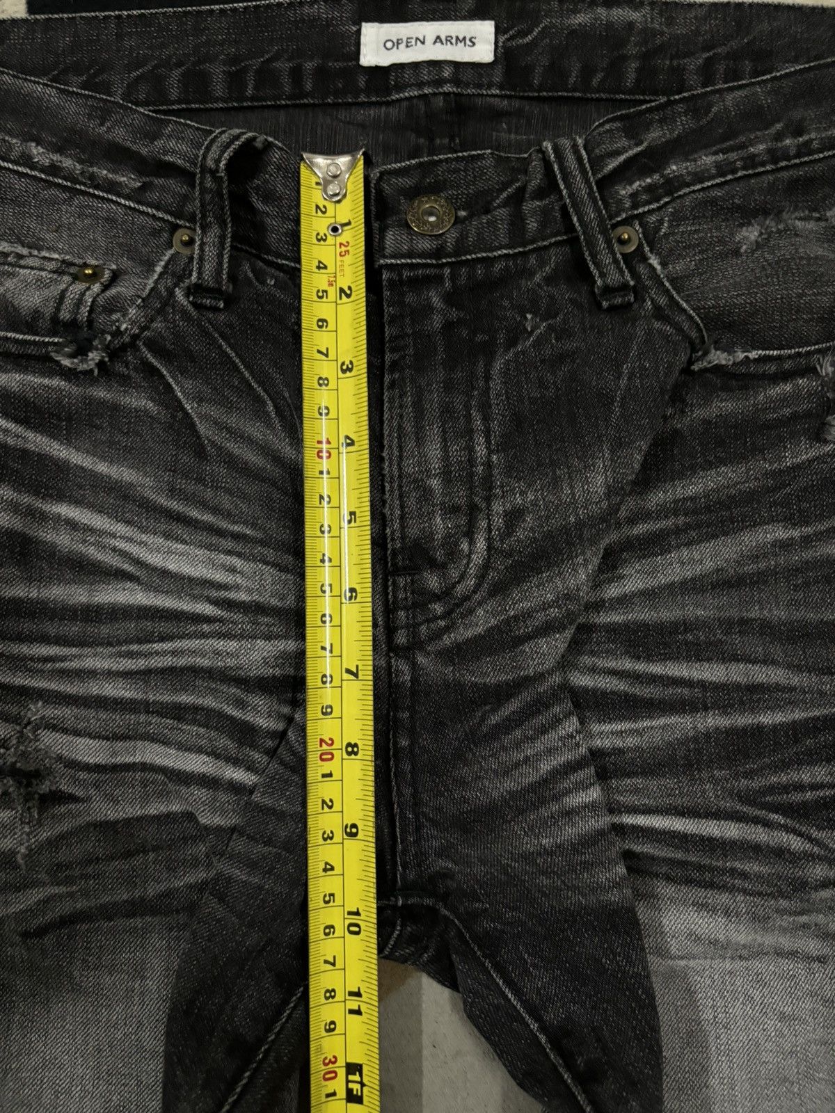 If Six Was Nine Vintage Japanese Brand Whiskers Faded Loose Distressed Jeans Size US 32 / EU 48 - 19 Thumbnail