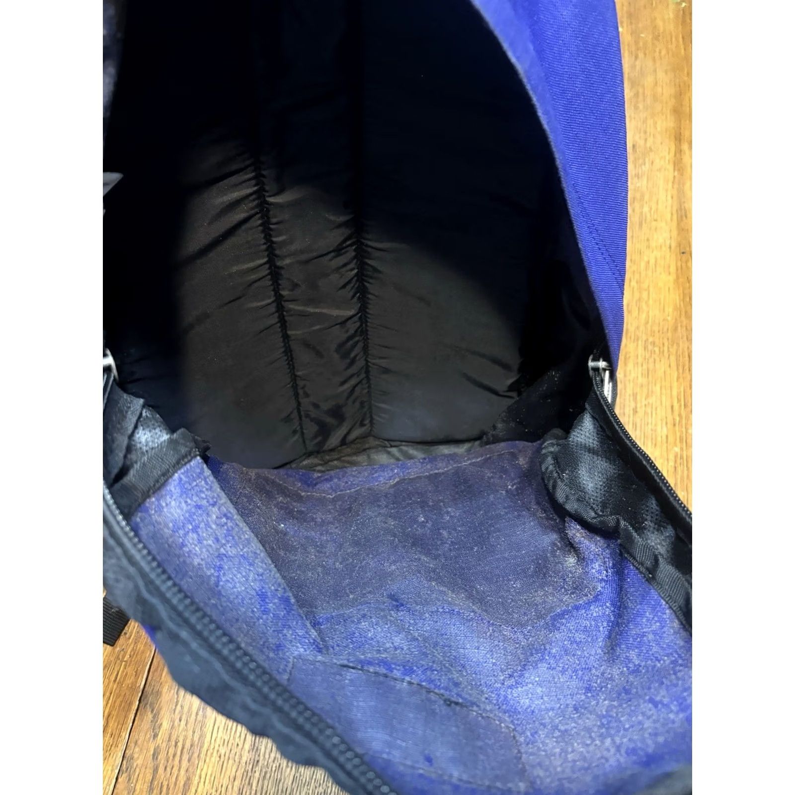 Eastpak VINTAGE Eastpak Backpack Purple Bag Lightweight Bookbag School Day 80s 90s USA Mens Size ONE SIZE - 3 Thumbnail