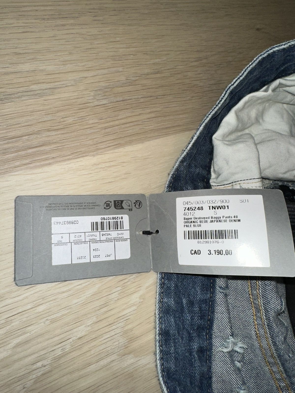 Balenciaga Balenciaga Super Destroyed Baggy Pants Size US 30 / EU 46 - 7 Thumbnail