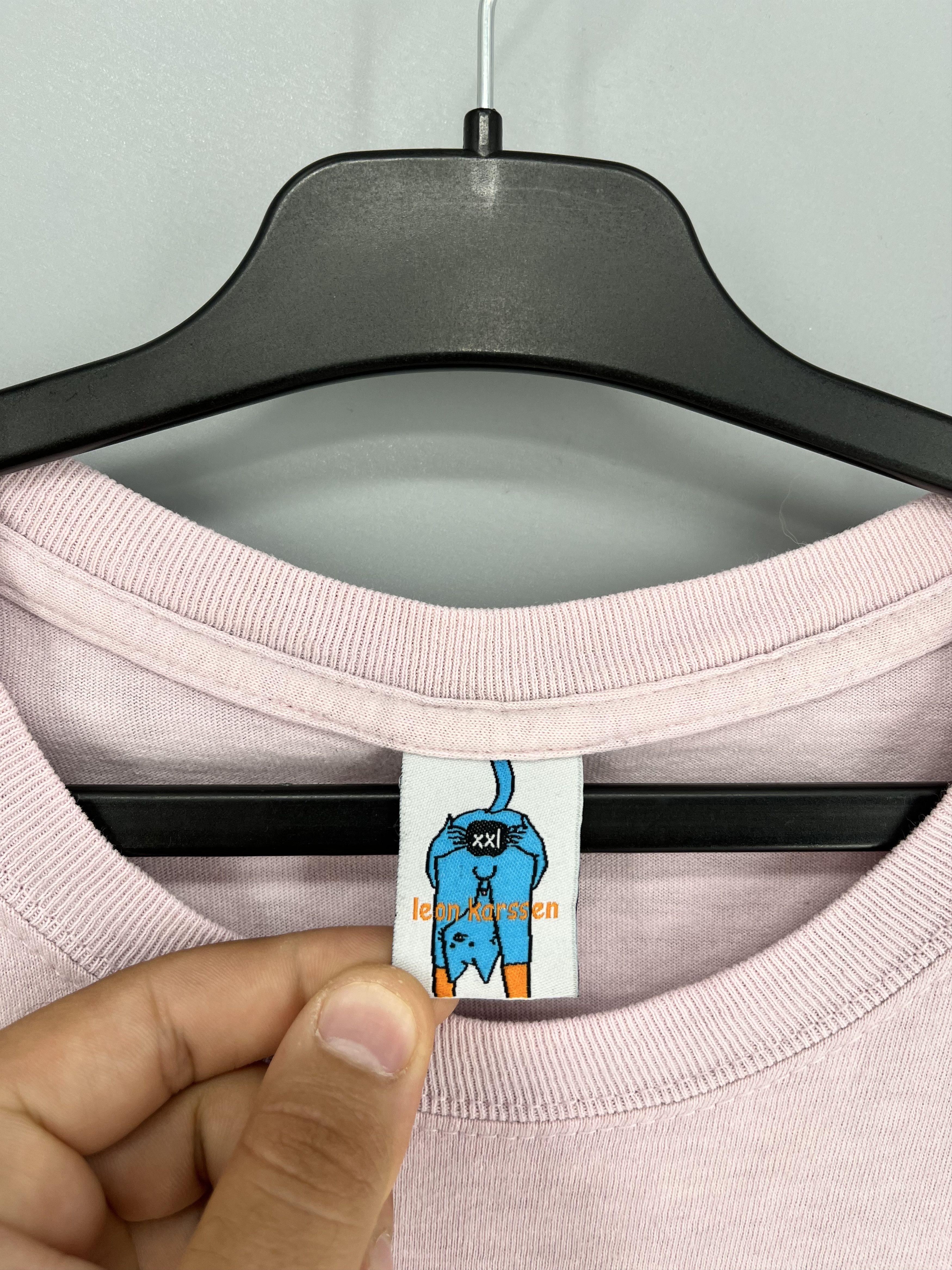 RIPNDIP Vintage Leon Karssen Cat "let Me In” Pink T-Shirts Size XXL Size US XXL / EU 58 / 5 - 7 Thumbnail