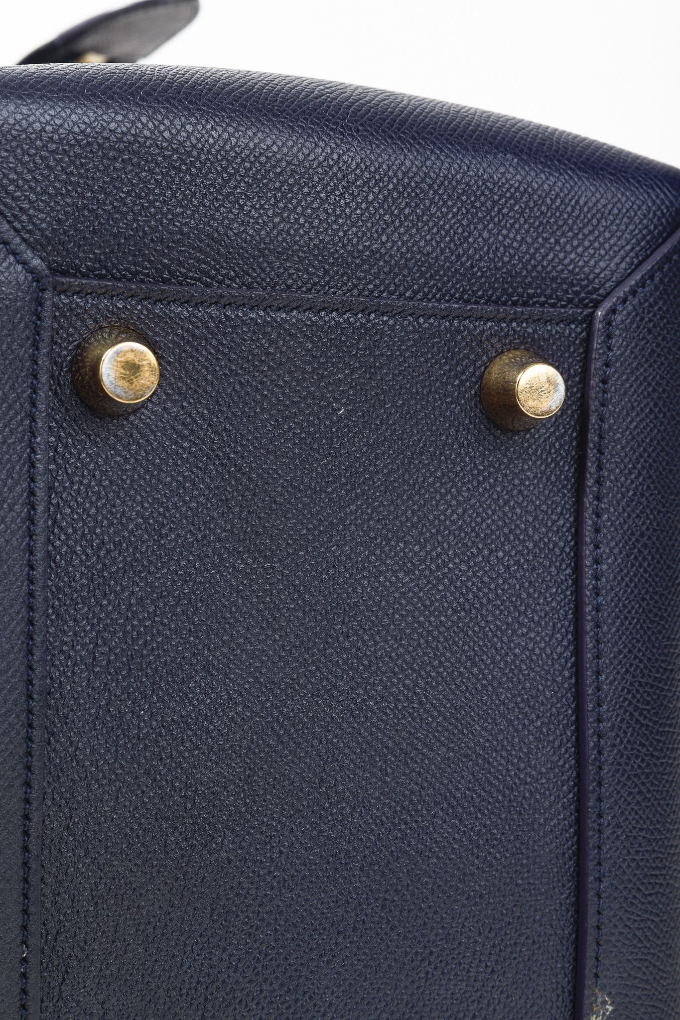 Celine Celine Mini Belt Navy Grained Calfskin Bag Size ONE SIZE - 6 Thumbnail