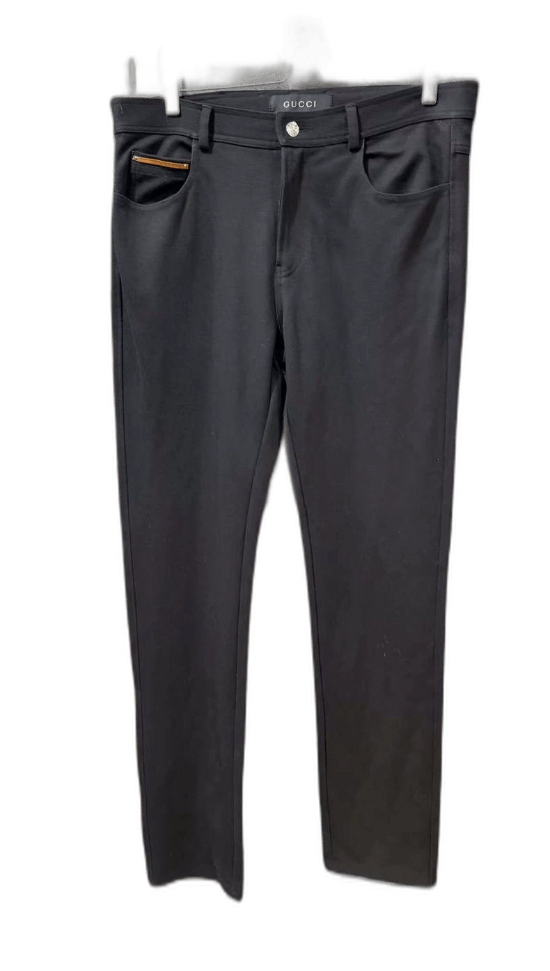 Gucci Gucci Black Pants with Waist Size 92 Size US 36 / EU 52 - 1 Thumbnail