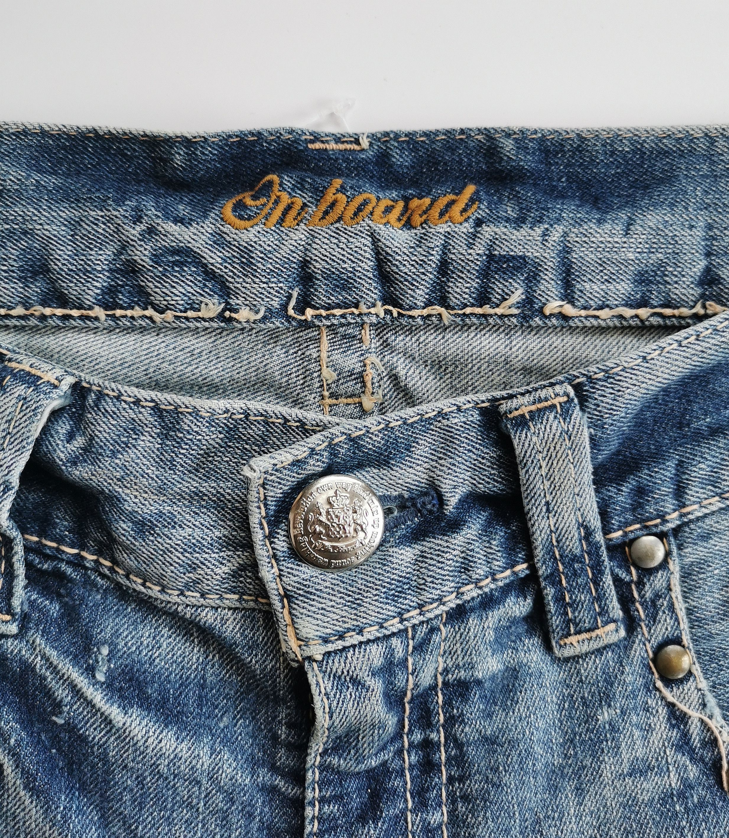 Tornado Mart Flare Jeans On Board Rusty Clawmark Boot Cut Denim Size US 34 / EU 50 - 10 Thumbnail