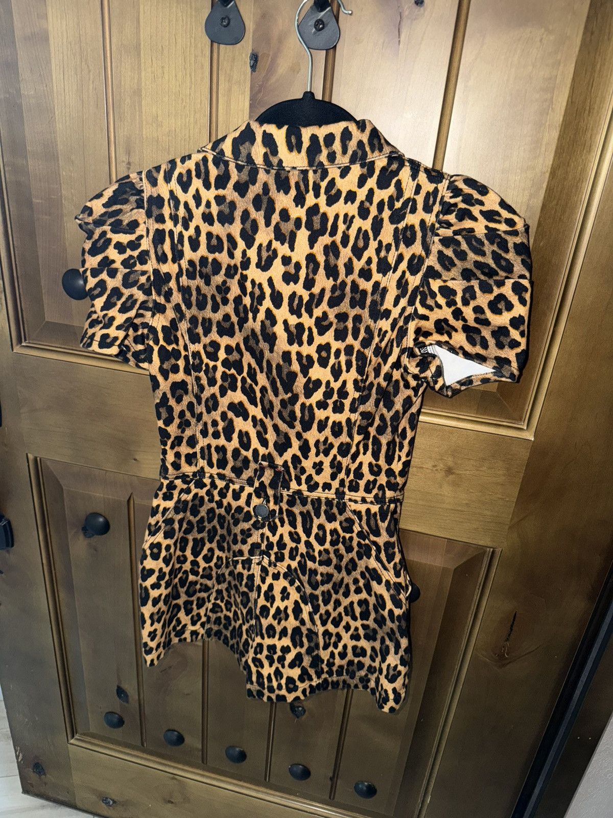 Alice + Olivia ALICE + OLIVIA Women's Spotted Leopard Print Mini-Dress Size XS / US 0-2 / IT 36-38 - 4 Thumbnail