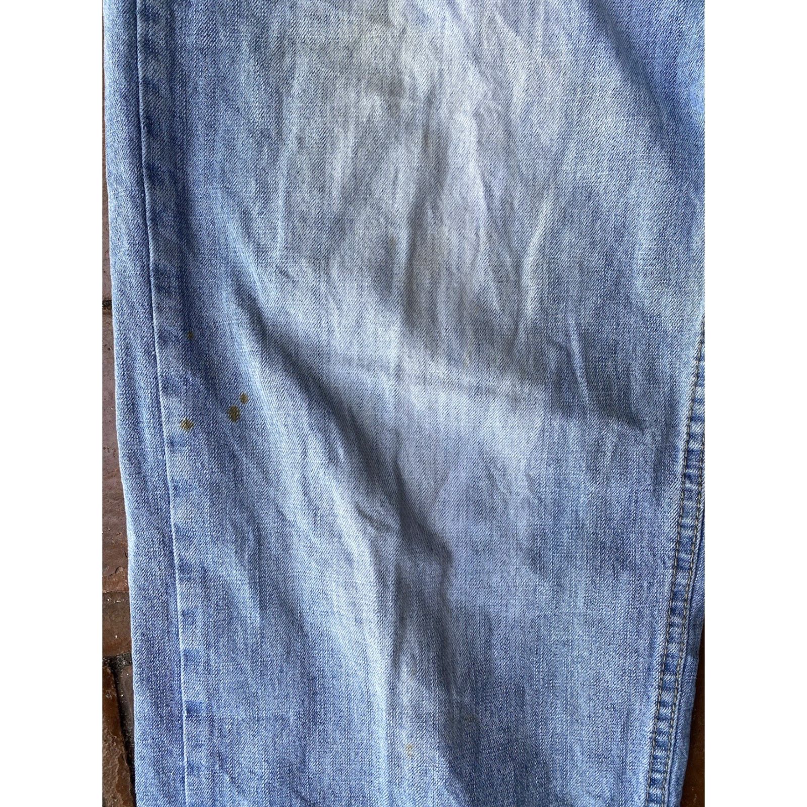 Avirex VINTAGE Avirex Jeans 32x30 Wide-Leg Distressed Denim Black Men Jeans Hip Hop Retro 90s Avirex Mens Jeans Size US 32 / EU 48 - 6 Thumbnail