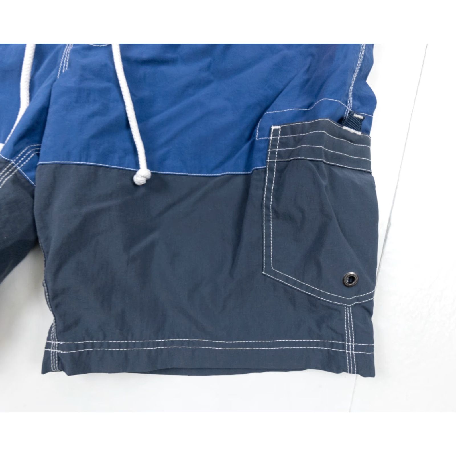 J.Crew J.CREW Men's Board Shorts 33 Blue Colorblock Swimwear Casual Outdoor Surf Size US 33 - 3 Thumbnail