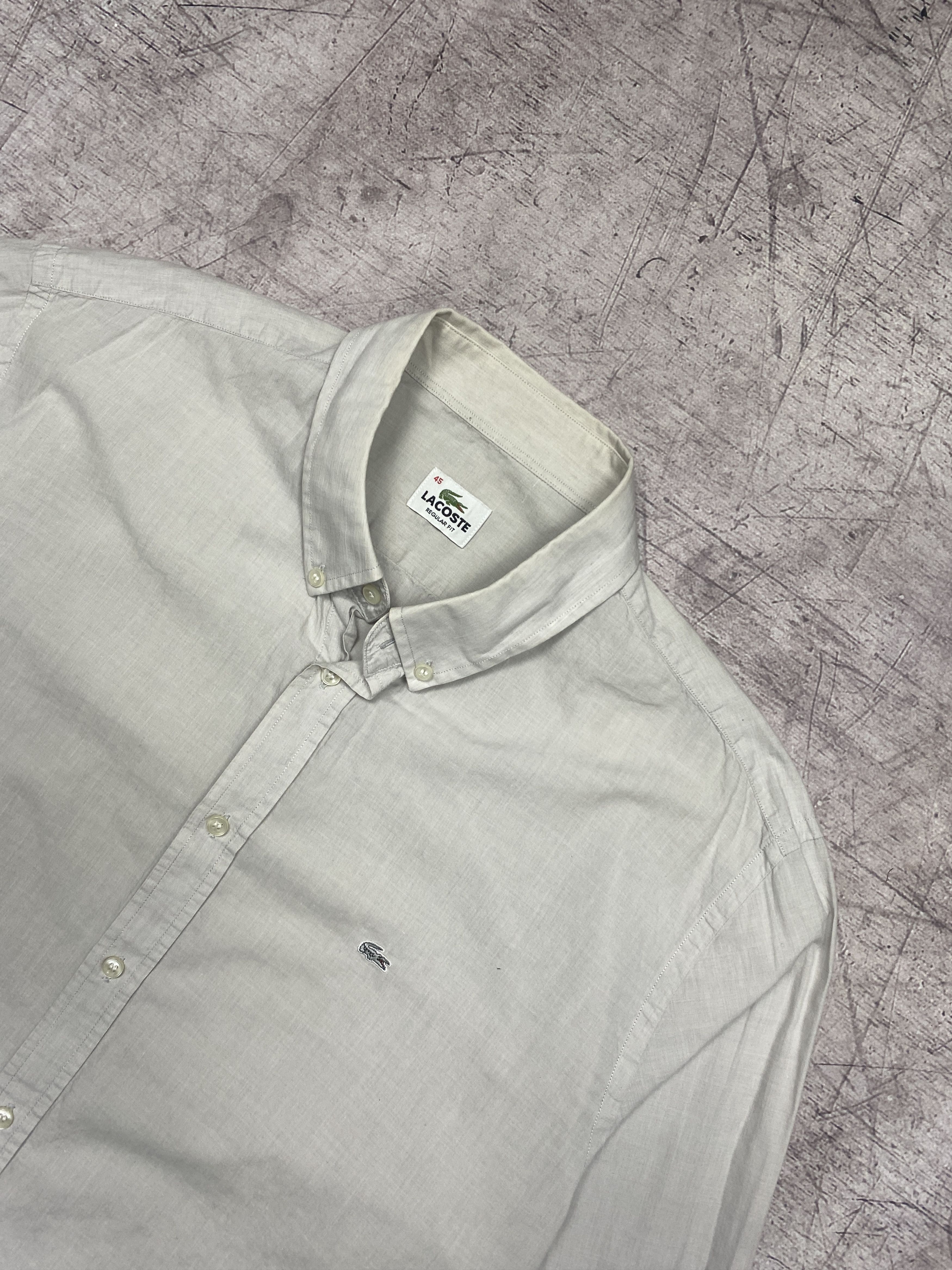 Lacoste × Vintage Lacoste Vintage Mens Long Sleeve Shirt Size US XL / EU 56 / 4 - 2 Thumbnail