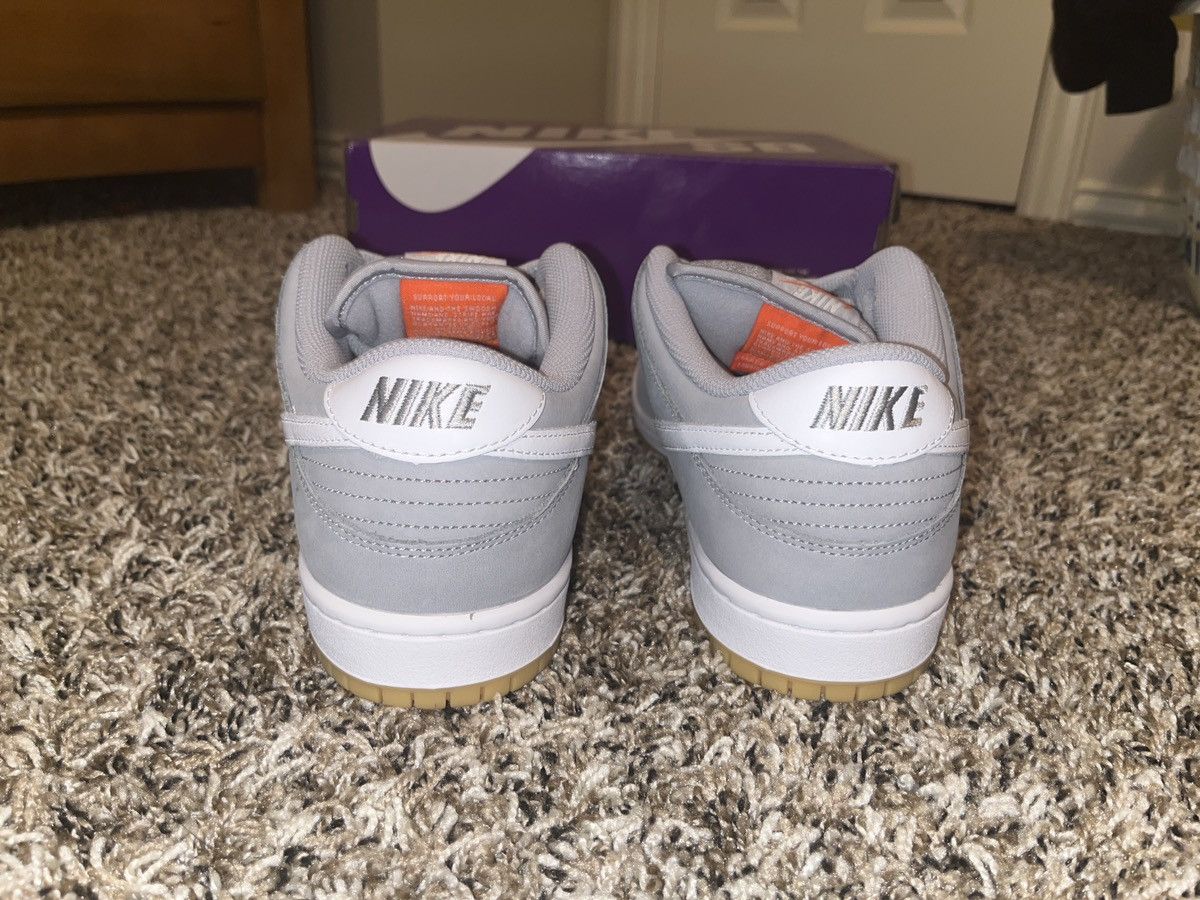 Nike Nike SB Dunk Low Pro ISO Orange Label Wolf Grey Gum Size US 11 / EU 44 - 5 Thumbnail