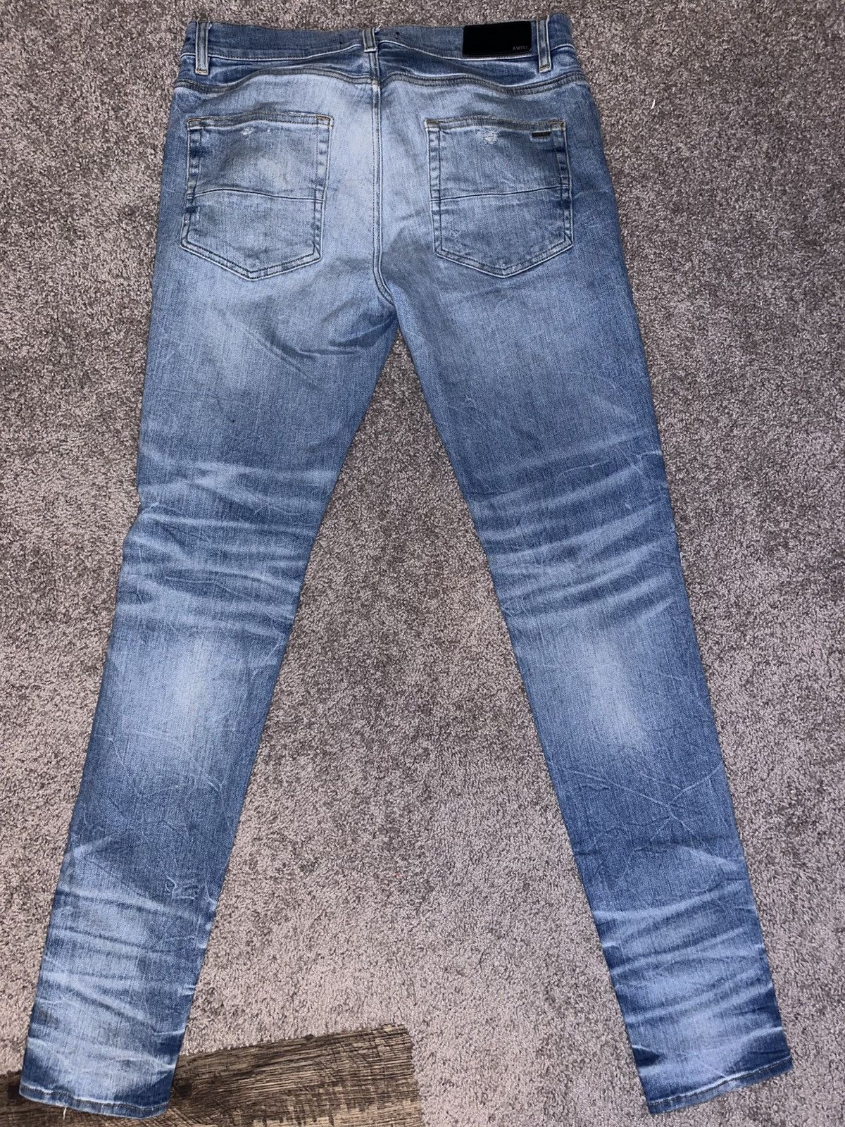 Amiri Amiri thrasher light wash denim Size US 33 - 2 Thumbnail